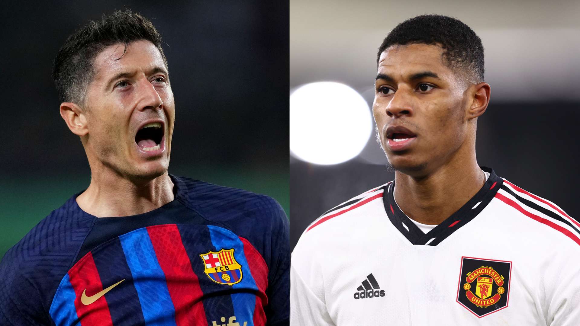 FC Barcelone Manchester United Lewandowski Rashford Ligue Europa