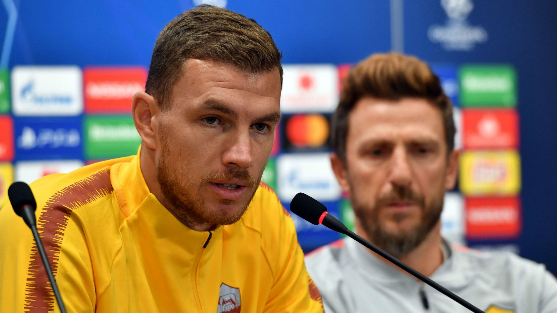 Edin Dzeko press conference CSKA Roma