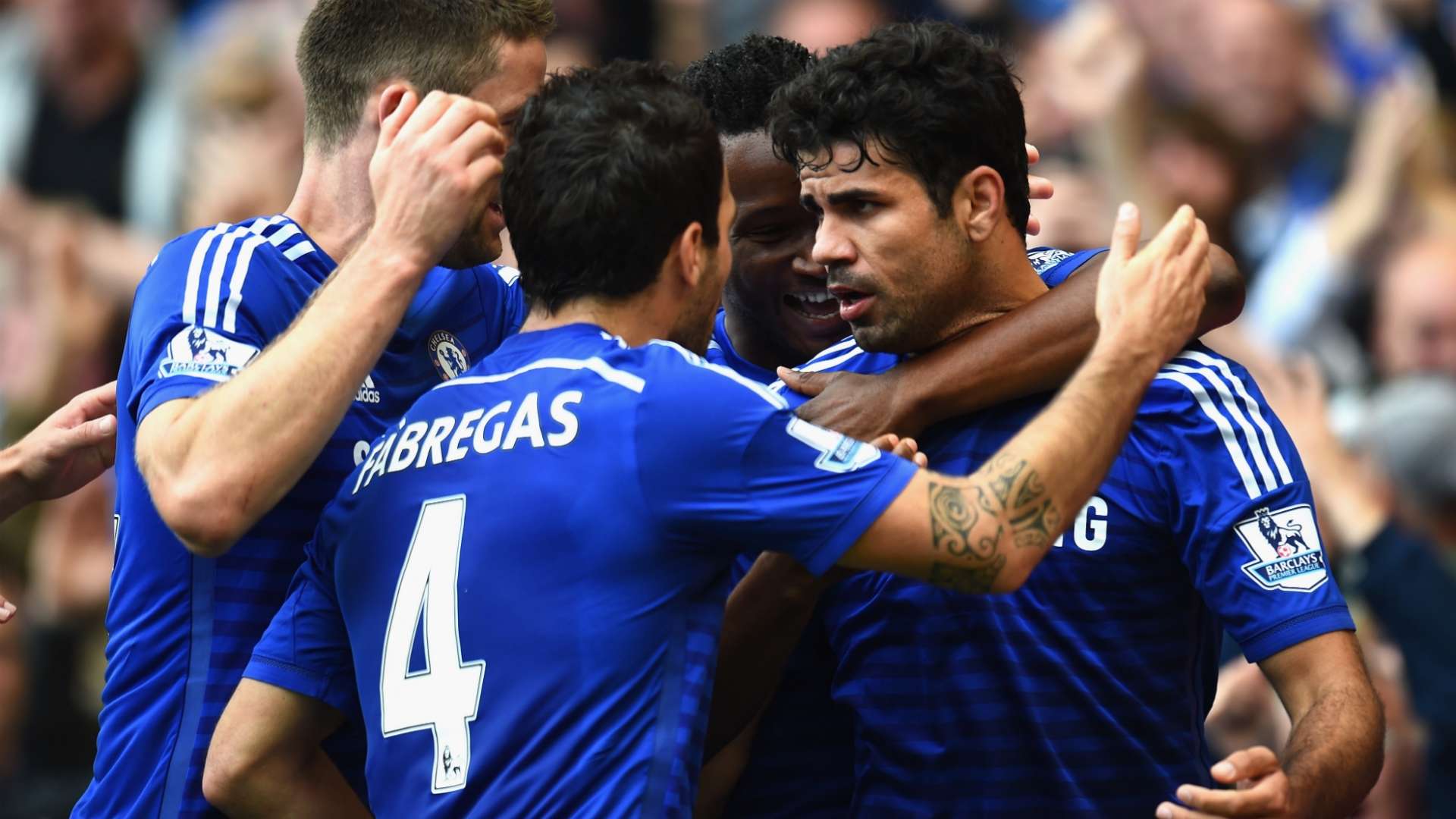 Cesc Fabregas Diego Costa Chelsea Premier League