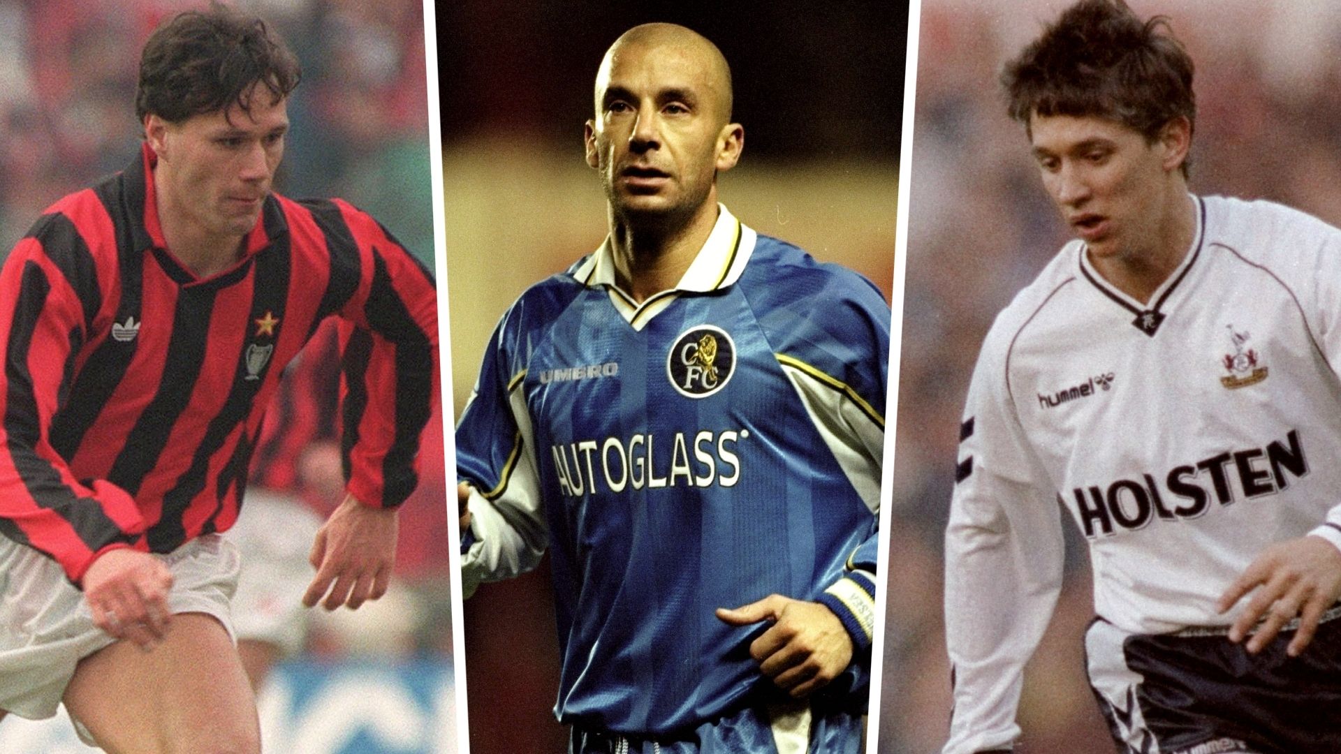 Marco van Basten Gianluca Vialli Gary Lineker