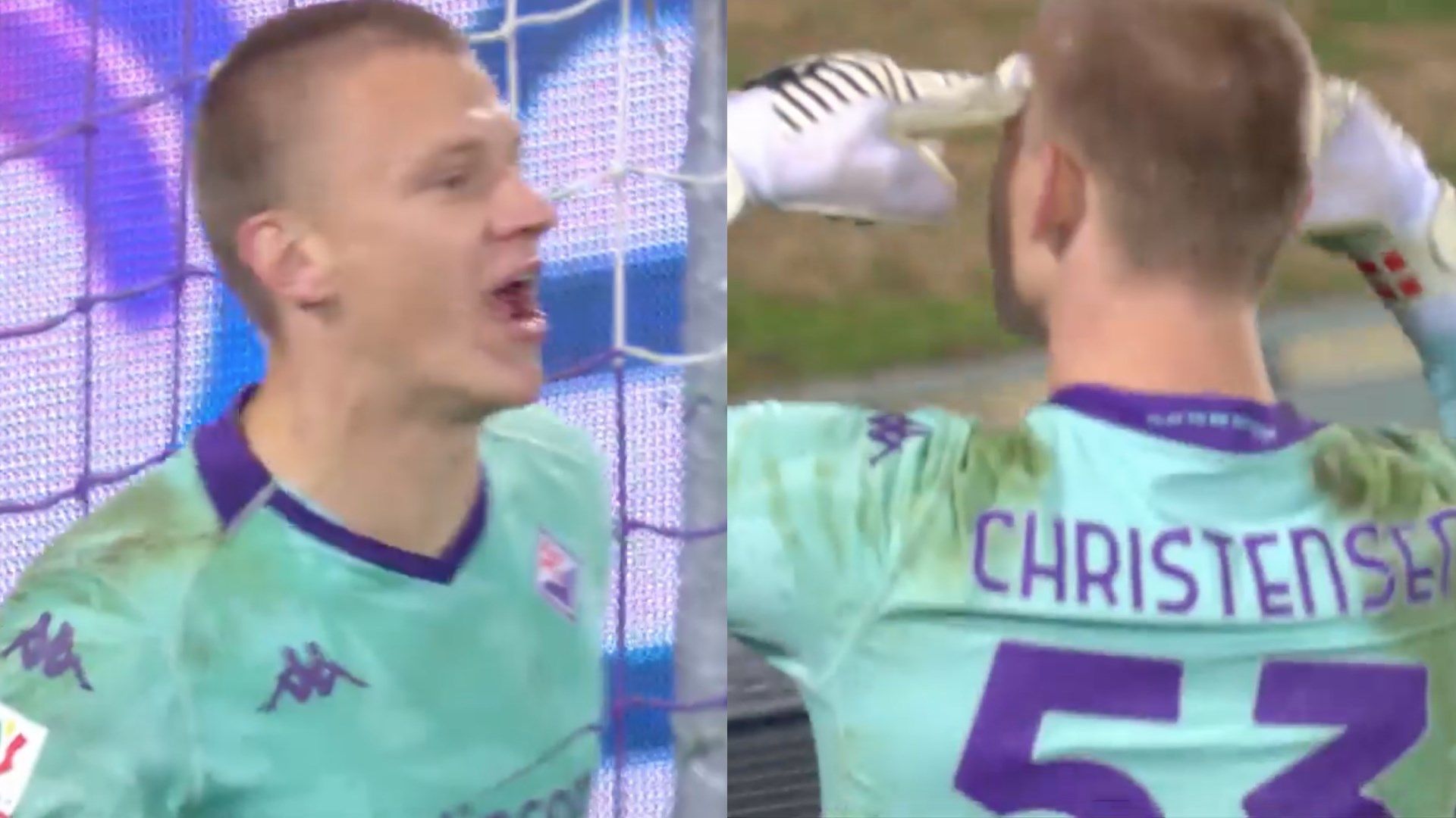 Oliver Christensen Fiorentina Parma Coppa Italia