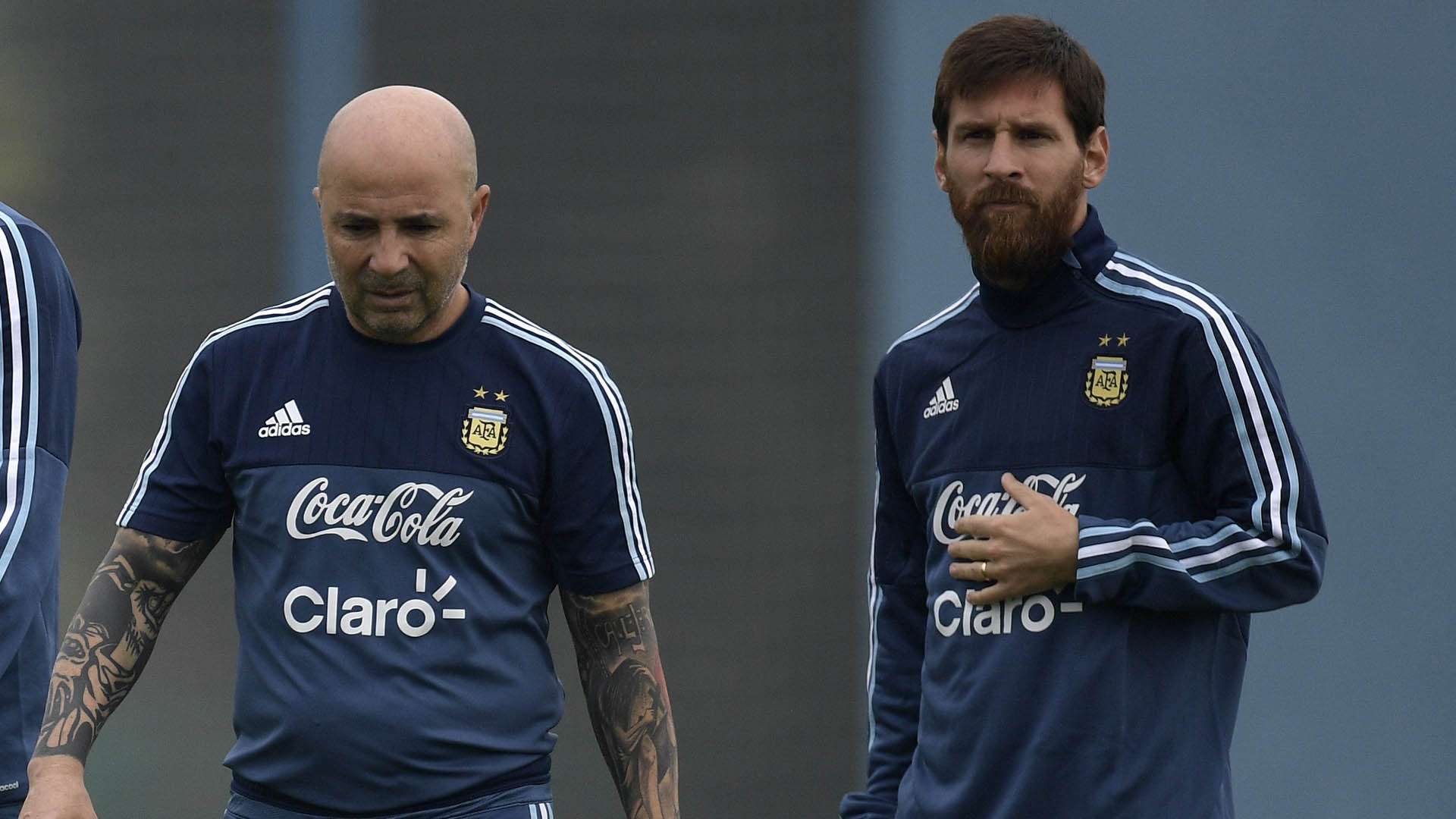 Sampaoli Messi Argentina 290817
