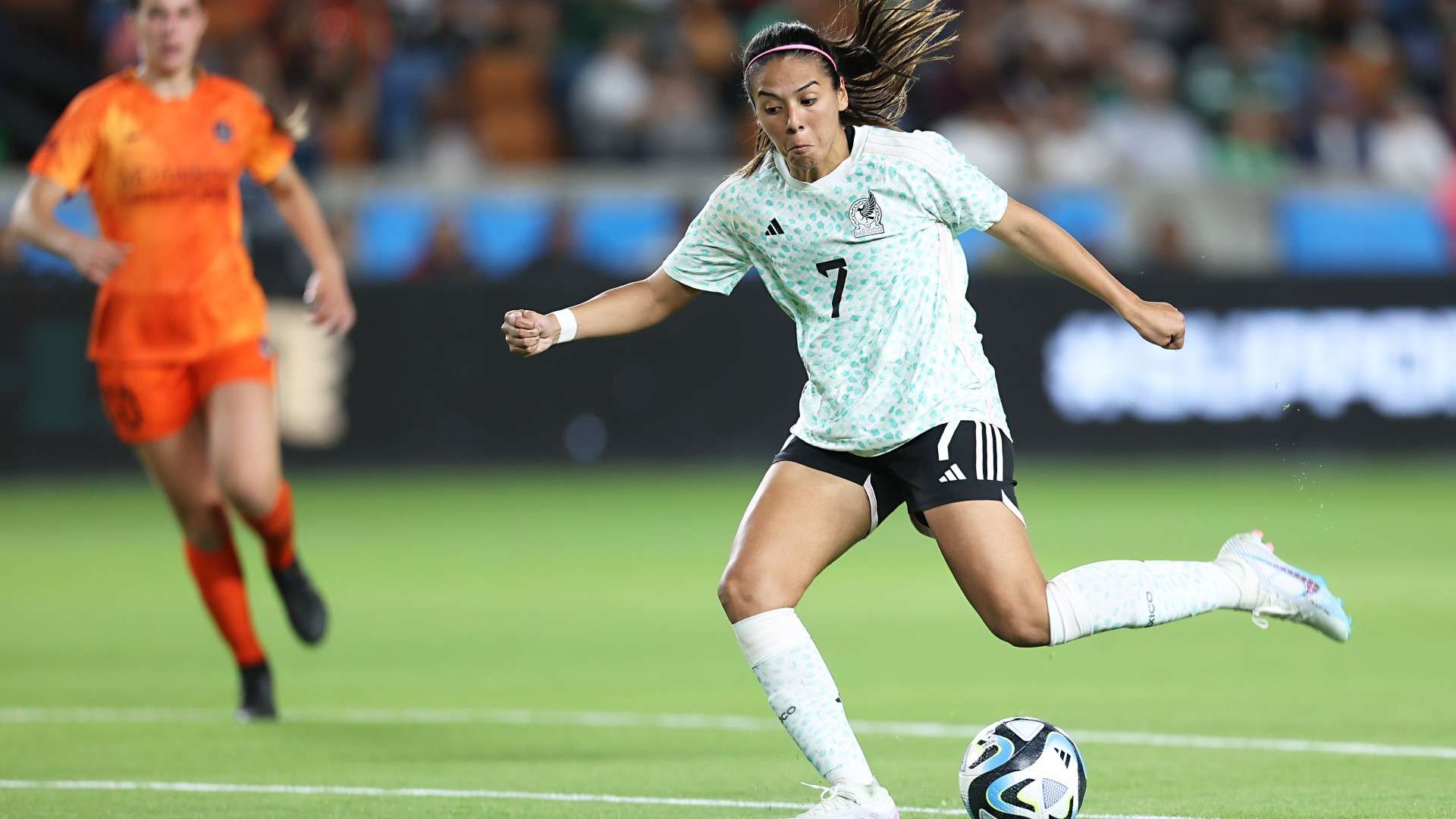 Maria Sanchez Houston Dash friendly w/ Mexico 2023