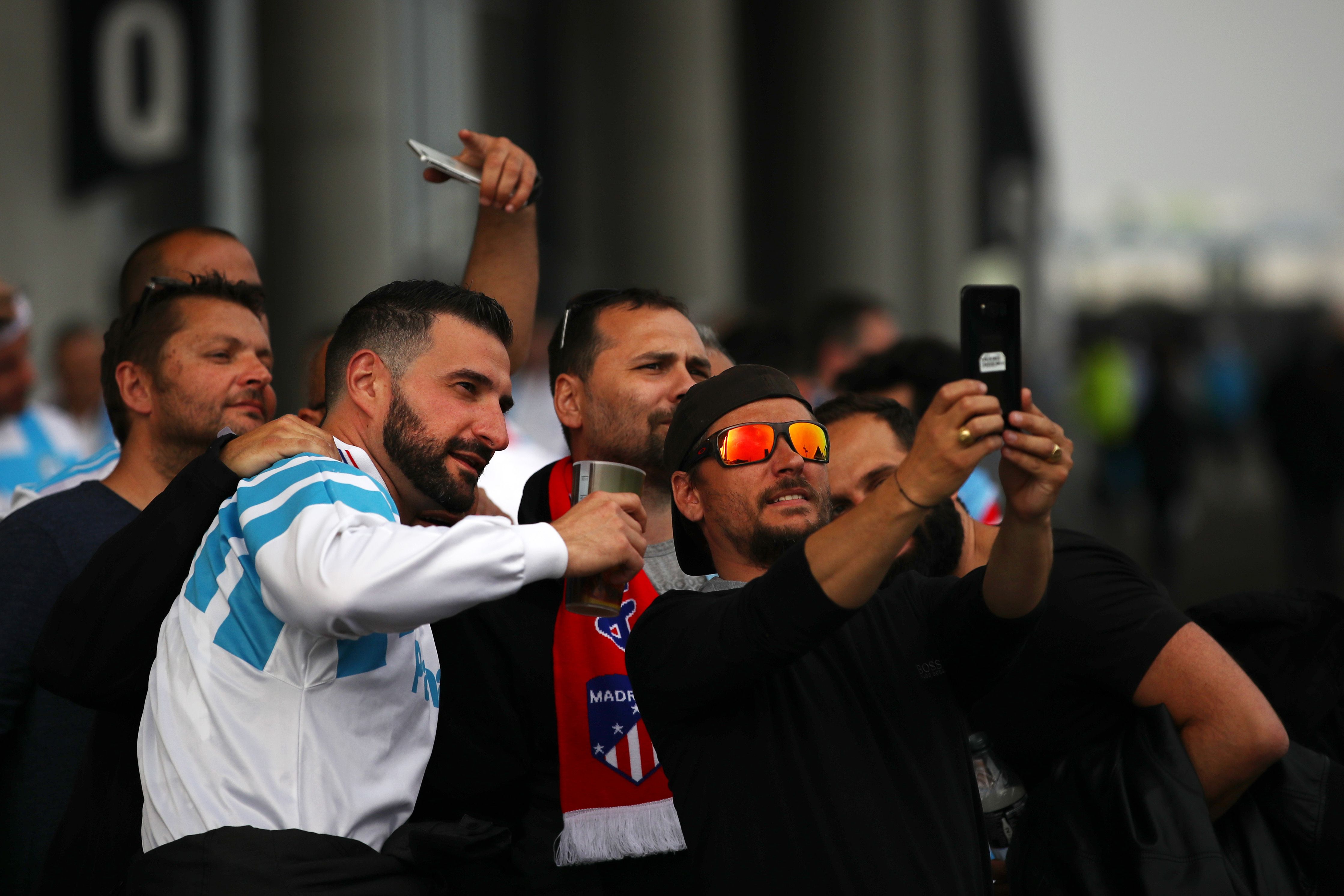 Olympique Marseille Atletico Madrid UEFA Europa League Finale Fans