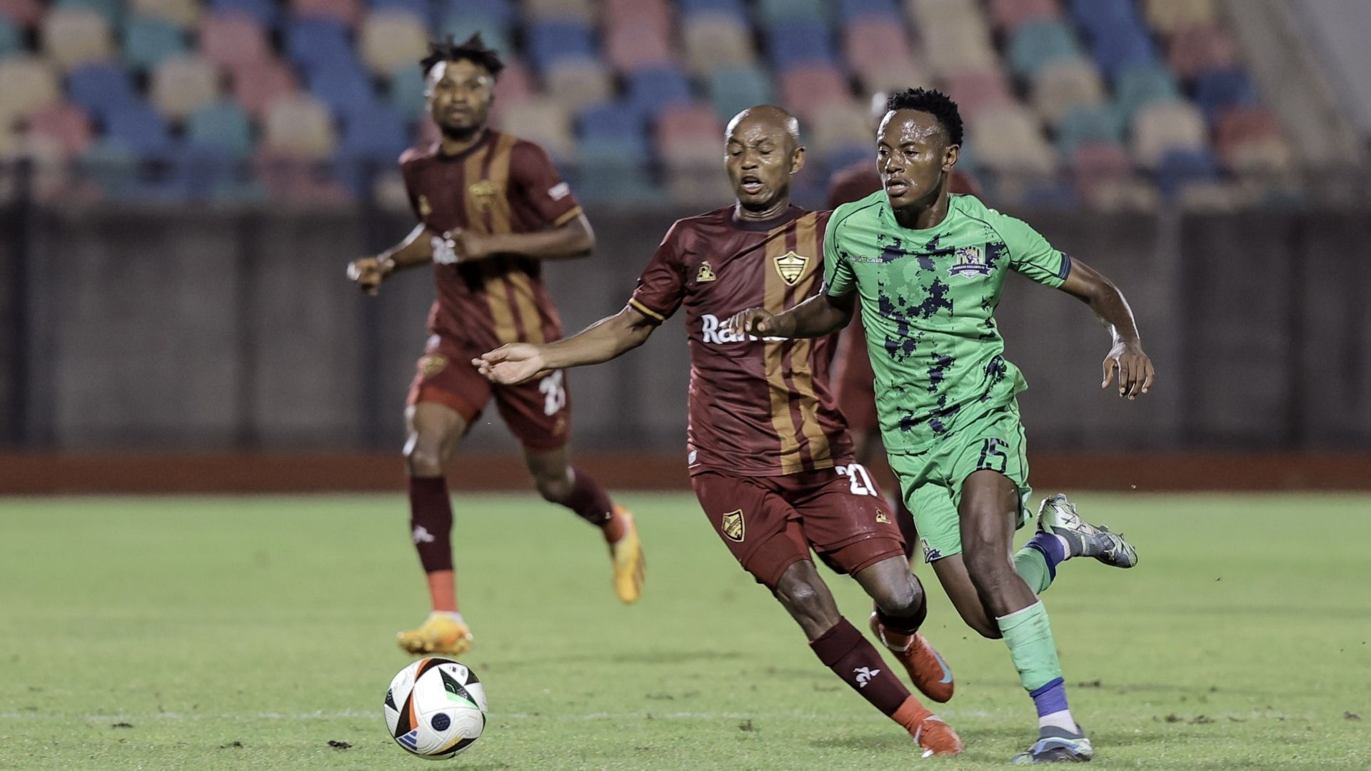 Sanele Barns, Stellenbosch & Masindi Nemtajela, Marumo Gallants, March 2025.