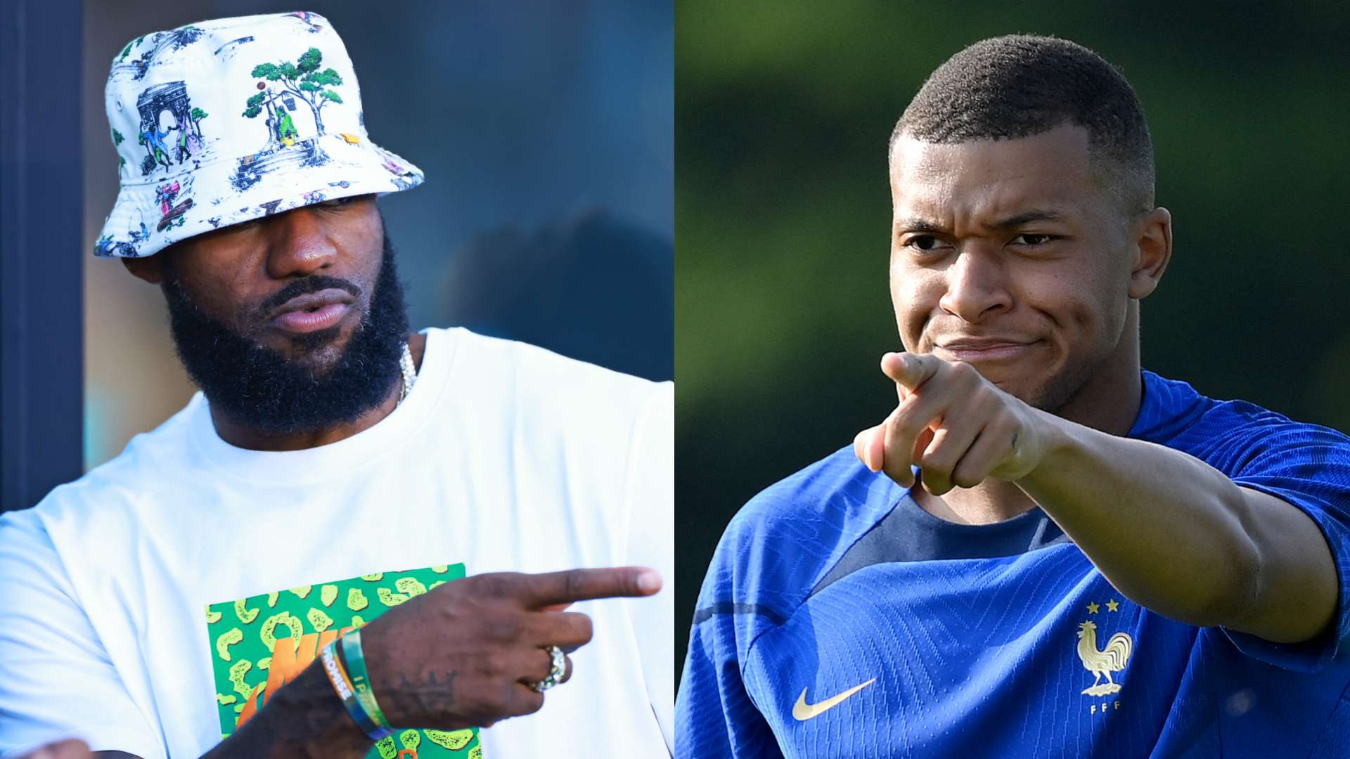 LeBron James Kylian Mbappe