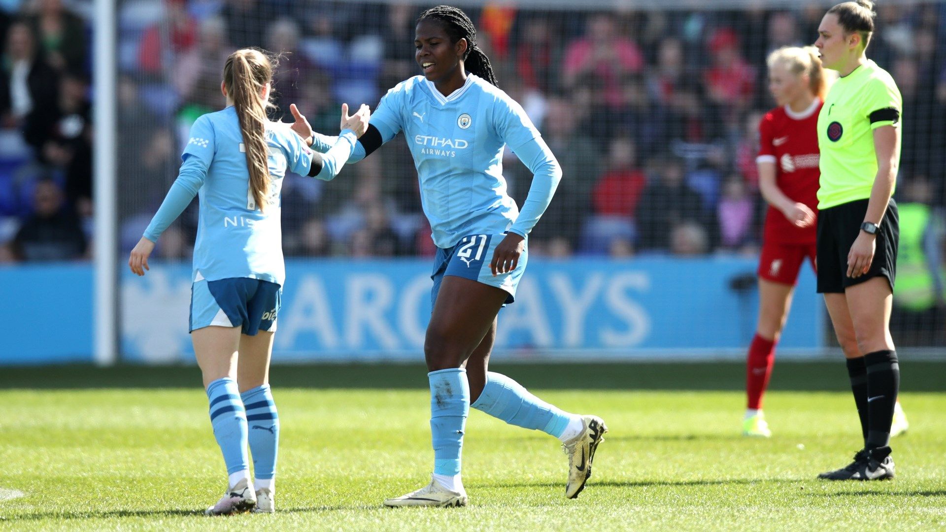 Bunny Shaw Man City Liverpool