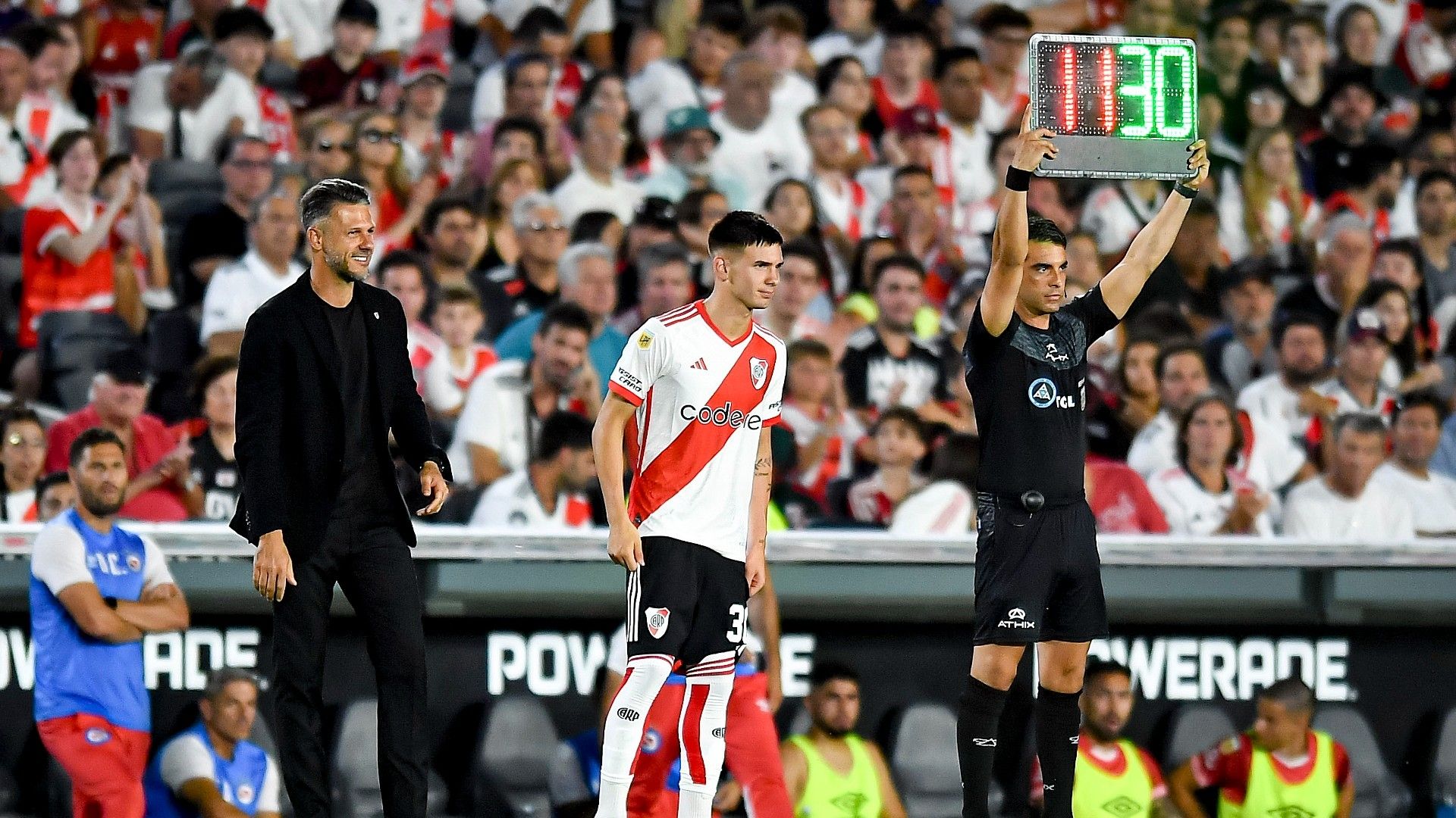 Franco Mastantuono Debut River Argentinos Copa Liga Profesional 28012024