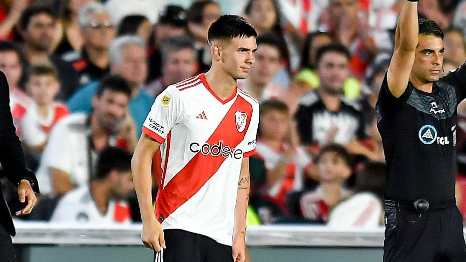 Franco Mastantuono Debut River Argentinos Copa Liga Profesional 28012024