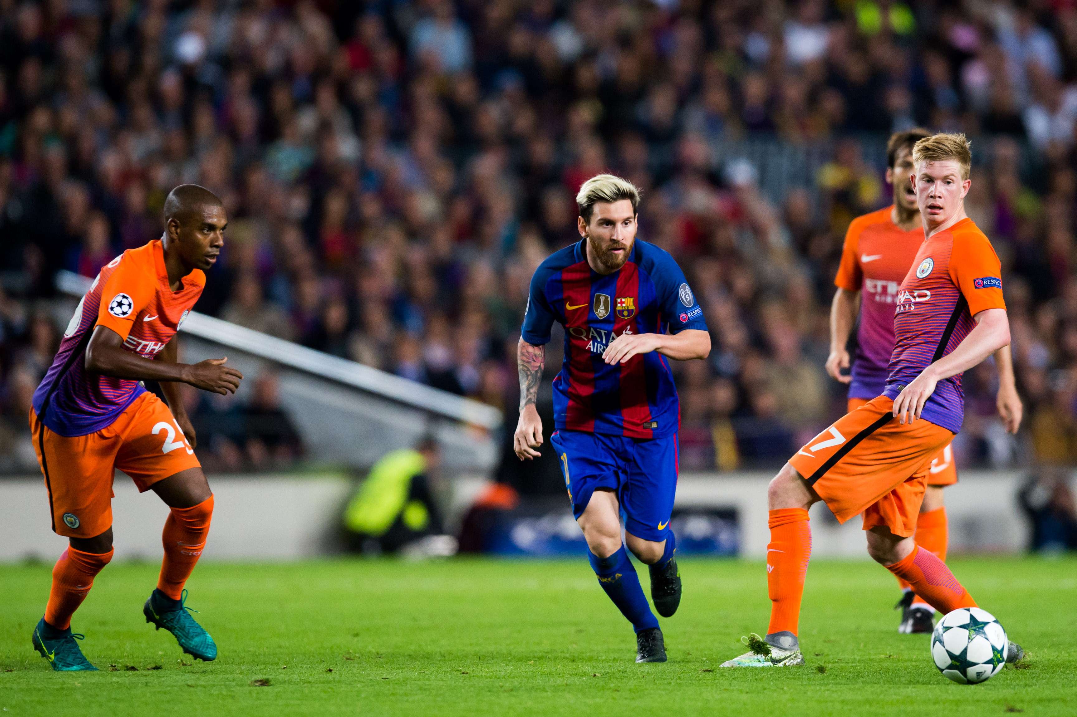 Kevin De Bruyne Lionel Messi