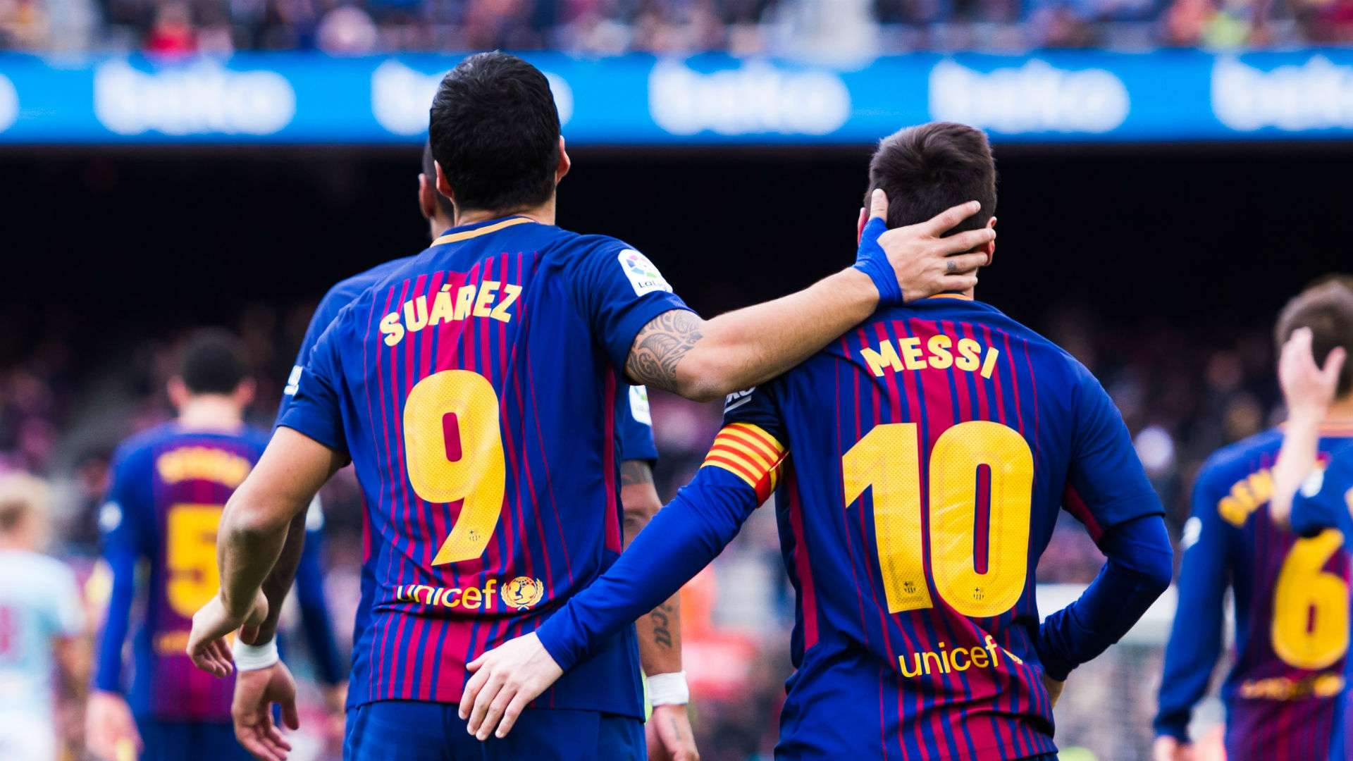 Luis Suarez Lionel Messi Barcelona