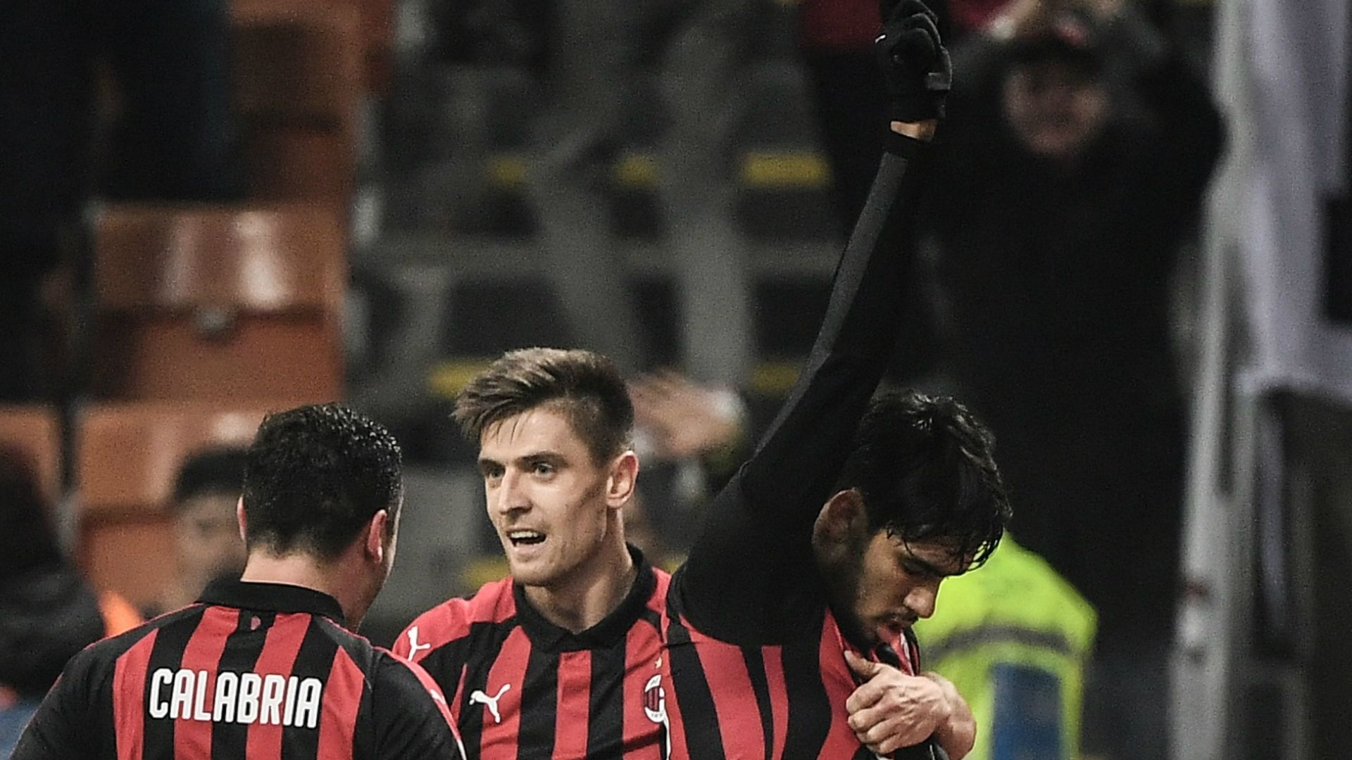 Lucas Paquetá Piatek Milan Cagliari Serie A 10022019