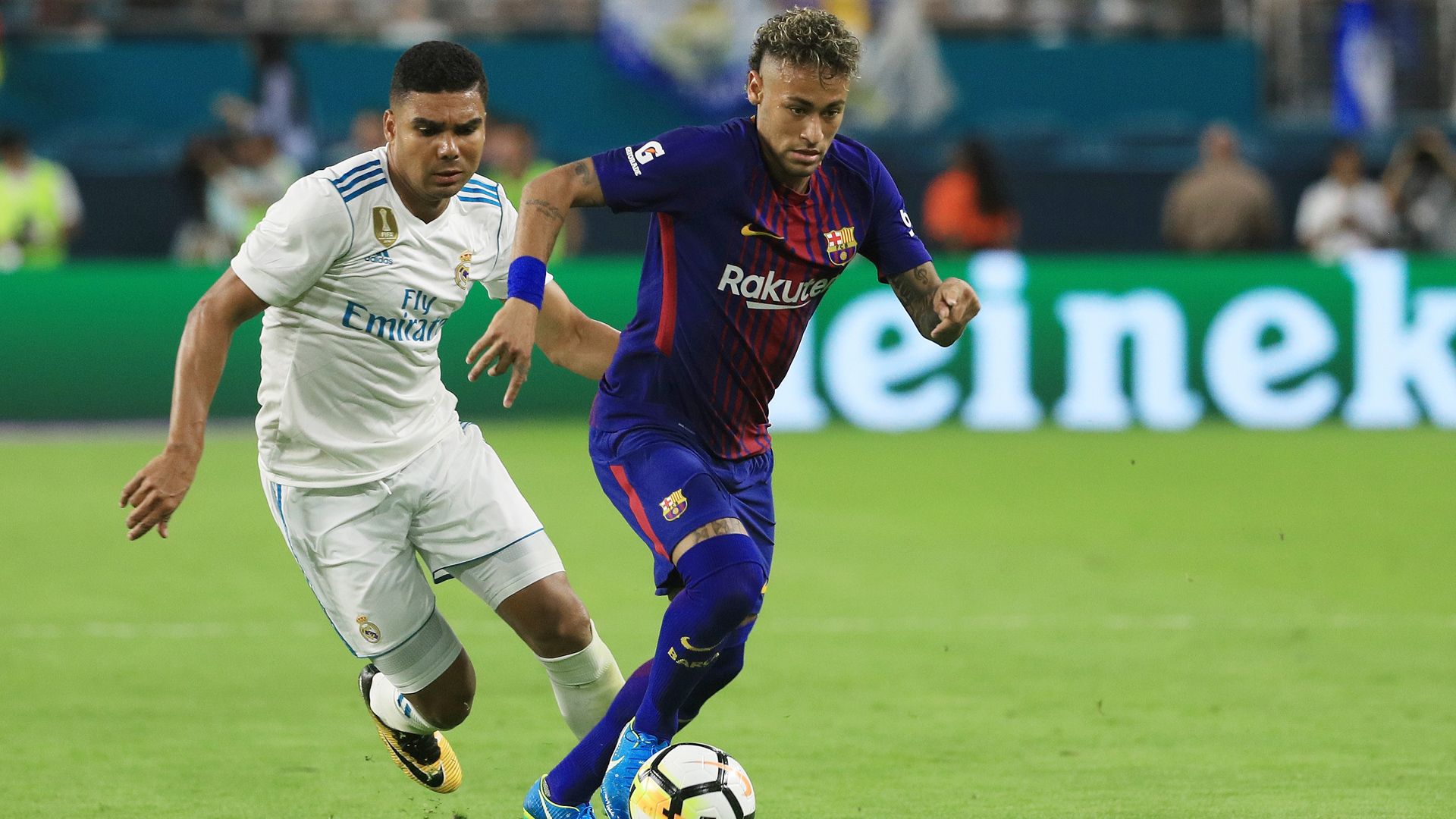 Casemiro Real Madrid Neymar FC Barcelona ICC 2017