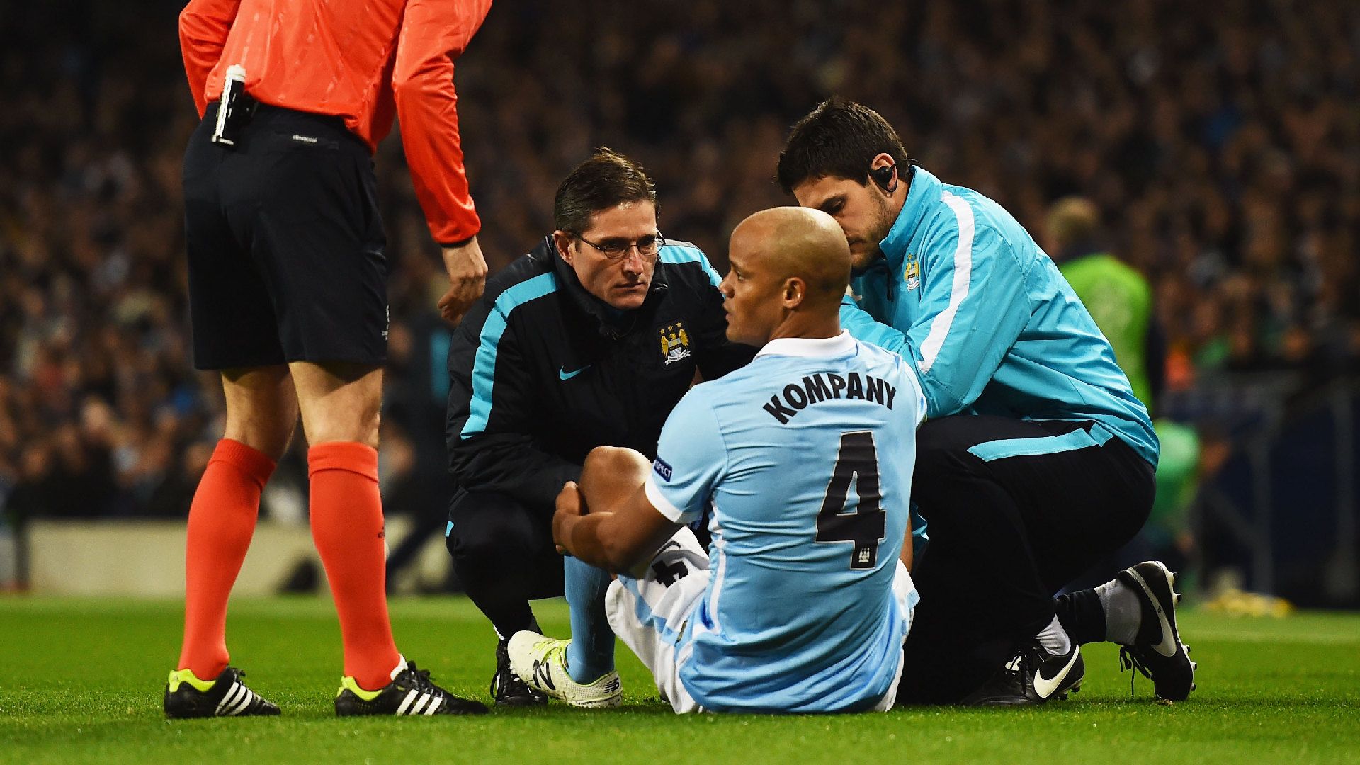Vincent Kompany Manchester City injury