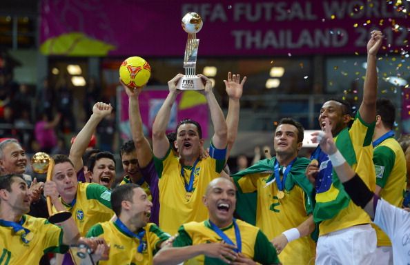 Spain v Brazil: FIFA Futsal World Cup Thailand 2012 Final