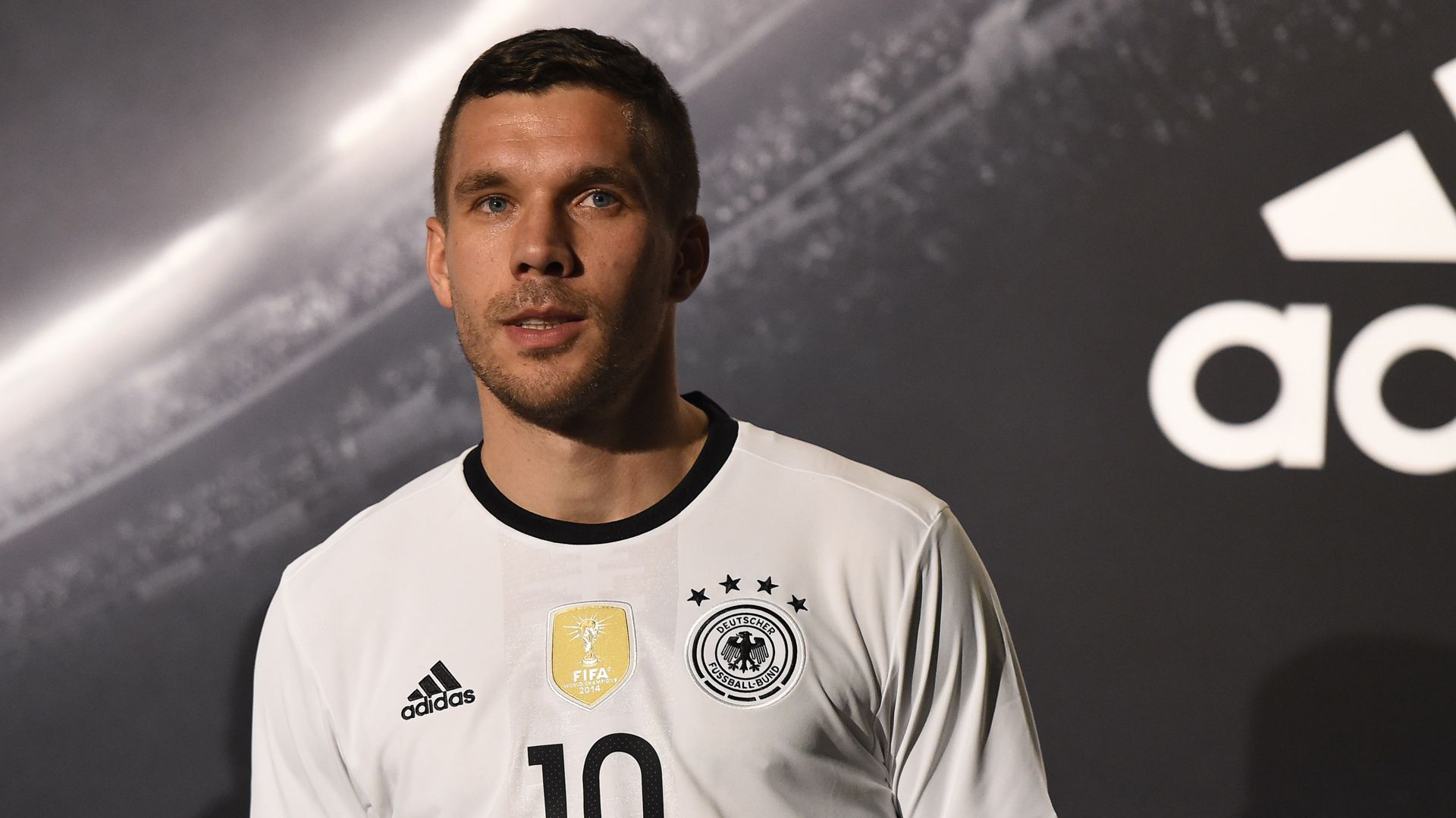 Lukas Podolski DFB EURO 2016 Trikotveröffentlichung Germany 11.09.2015
