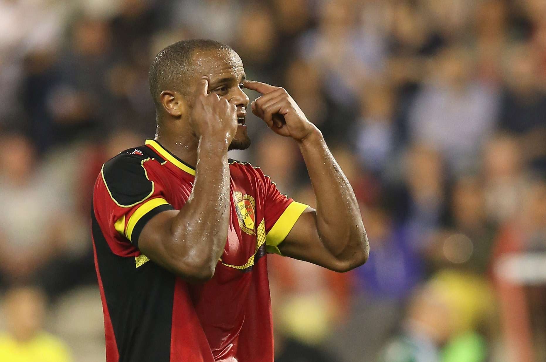 Belgium captain Vincent Kompany