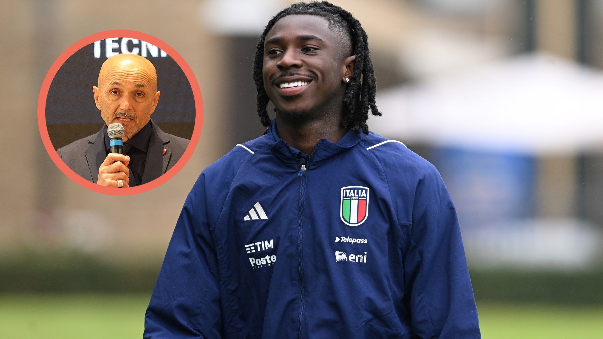 Moise Kean Luciano Spalletti Italy