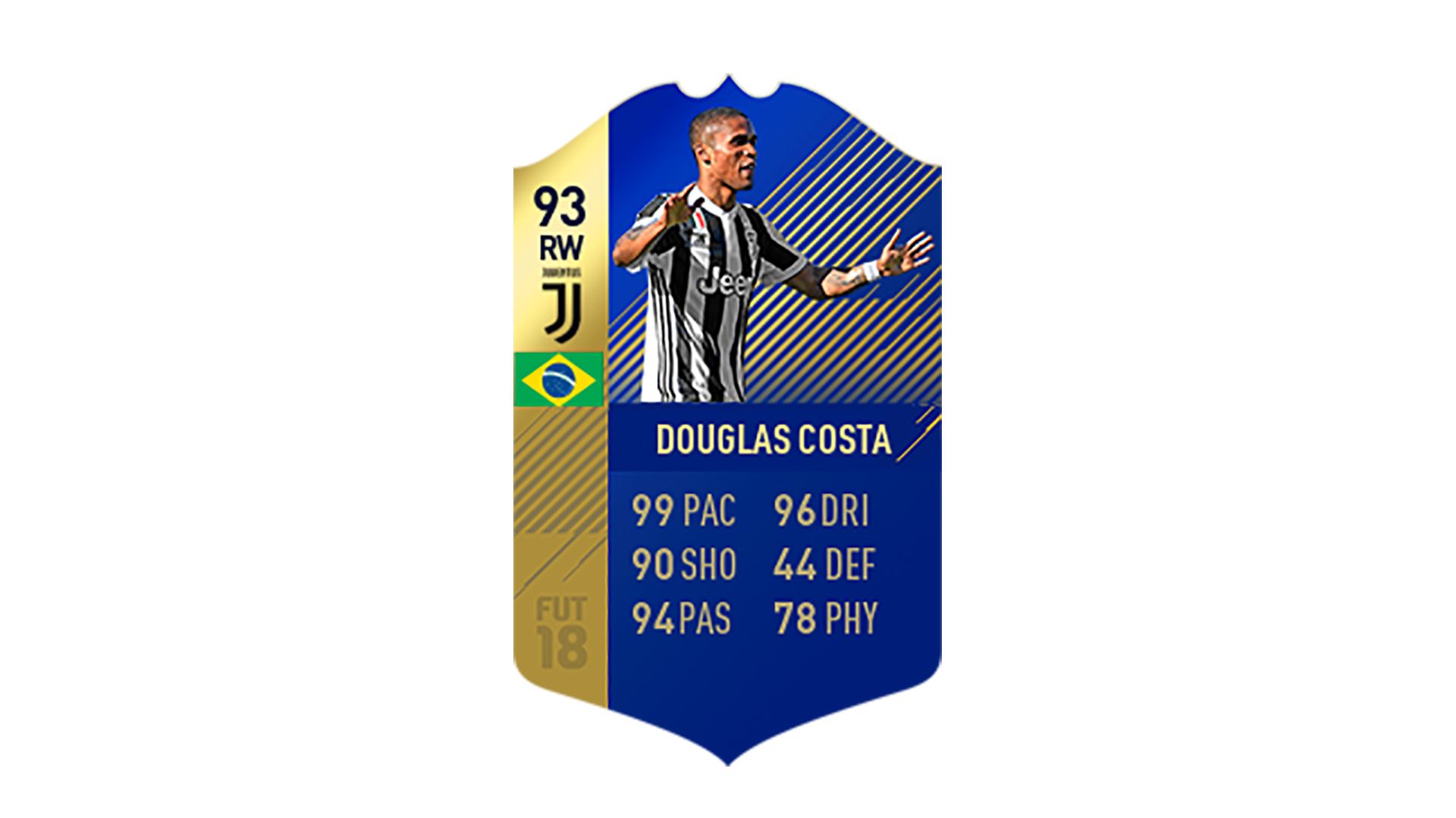 FIFA 18 Calcio A Team of the Season Douglas Costa