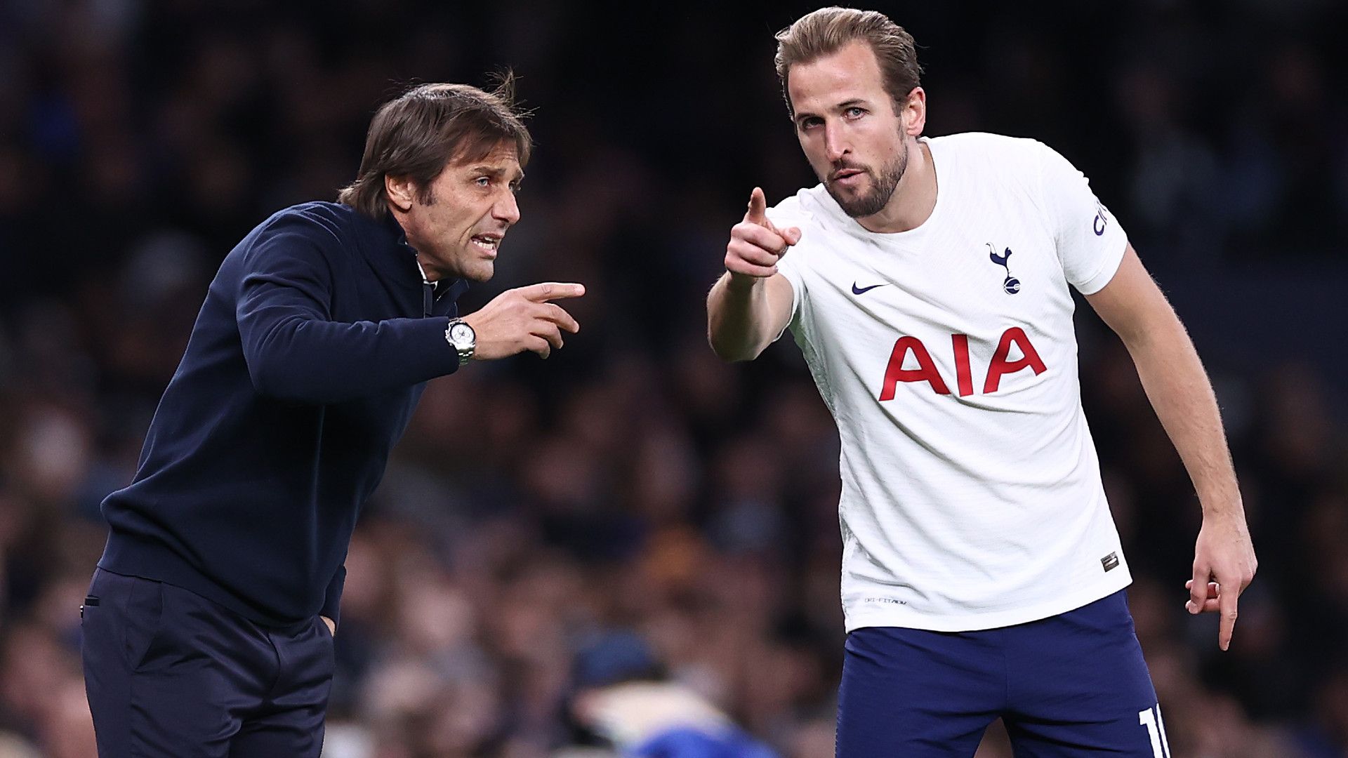 Antonio Conte Harry Kane Tottenham Premier League