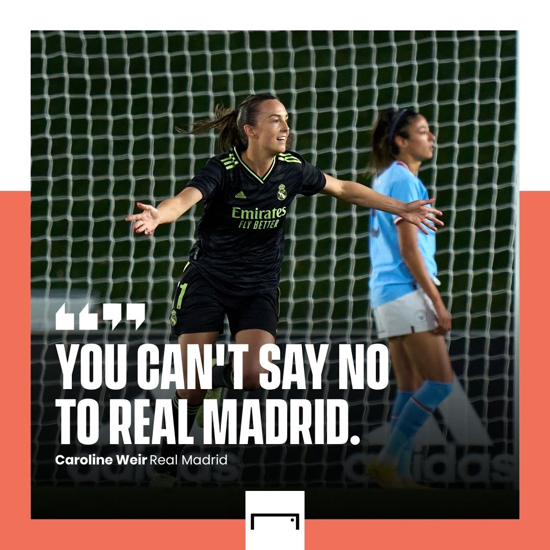 Caroline Weir Real Madrid quote PS gfx 1:1