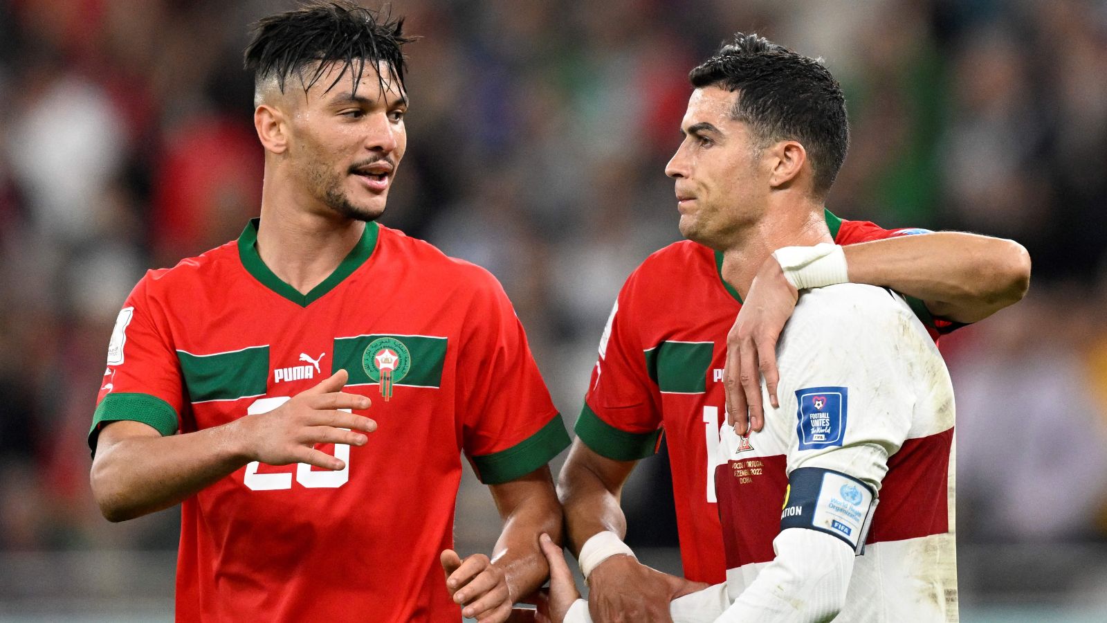 Ronaldo & Pemain Maroko