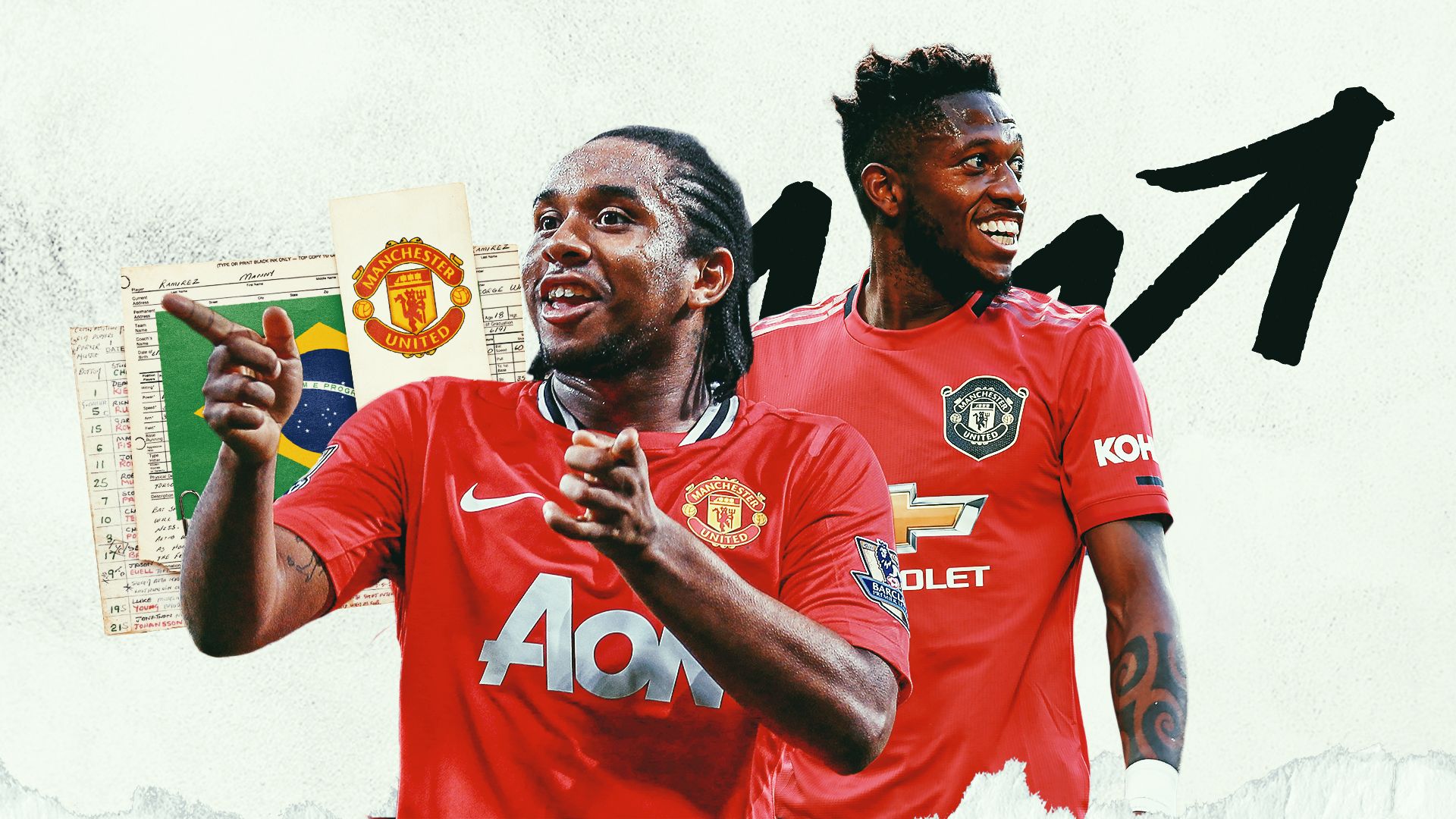 Anderson Fred Man Utd Brazilians