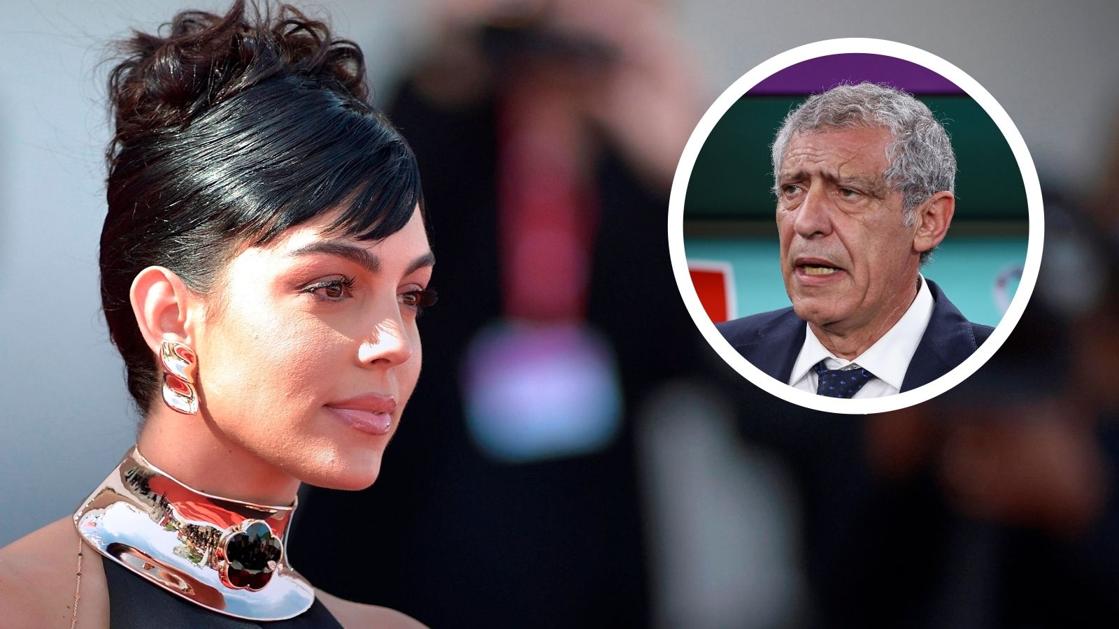 GER ONLY Georgina Rodriguez Fernando Santos