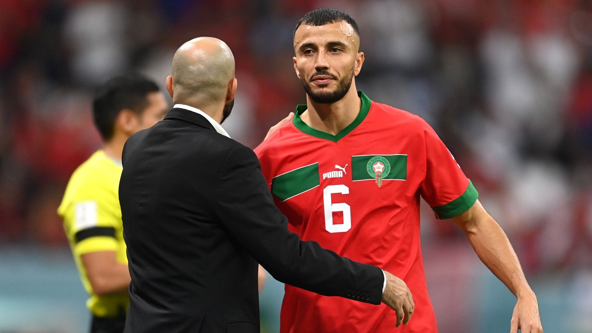 Romain Saiss Morocco 2022