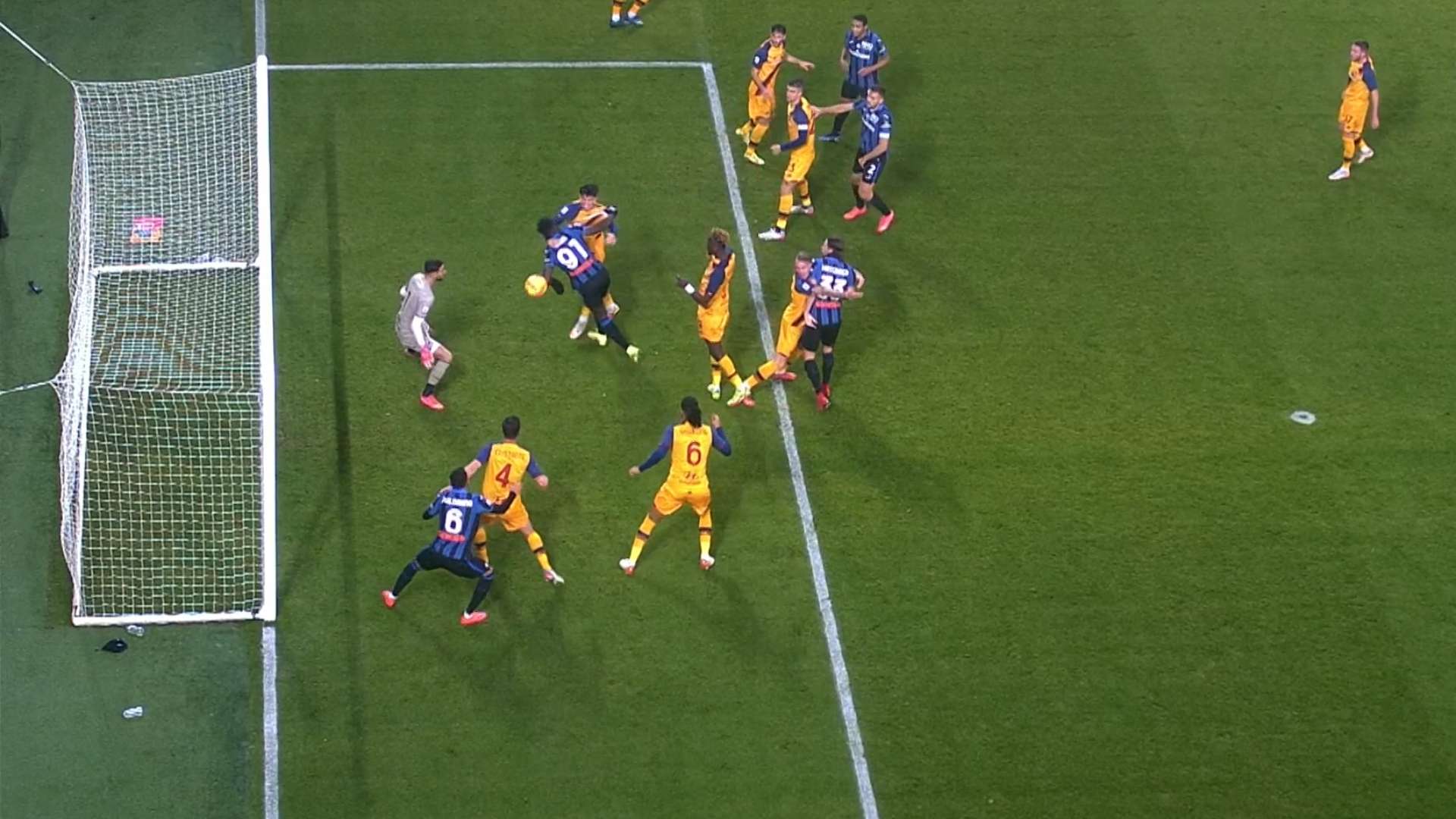 Atalanta Roma Zapata Cristante Palomino