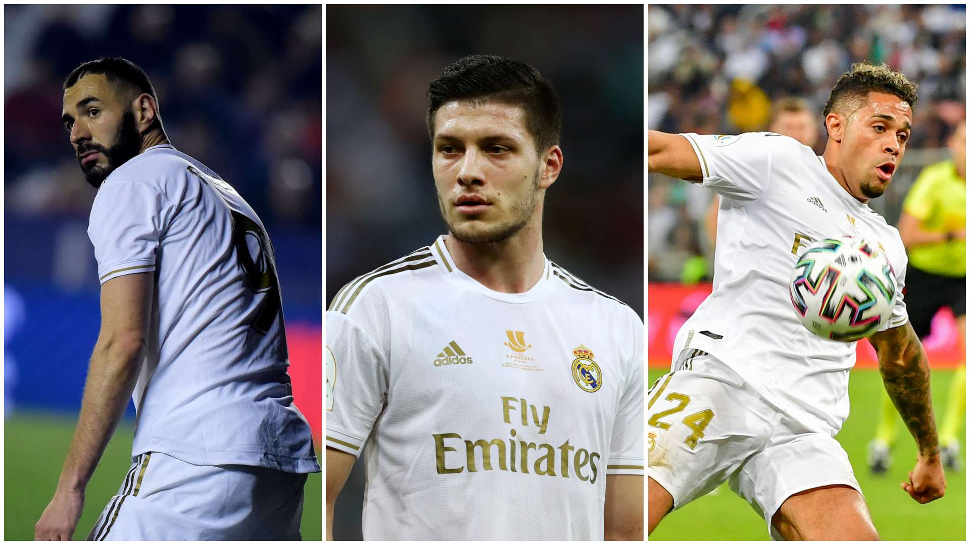 Benzema Jovic Mariano Real Madrid