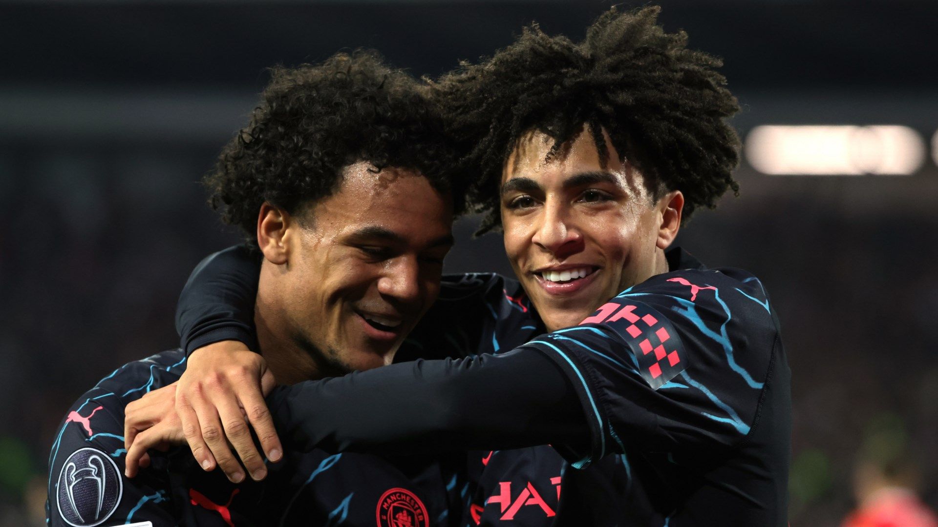 Oscar Bobb Rico Lewis Manchester City Red Star Belgrade 2023-24 Champions League