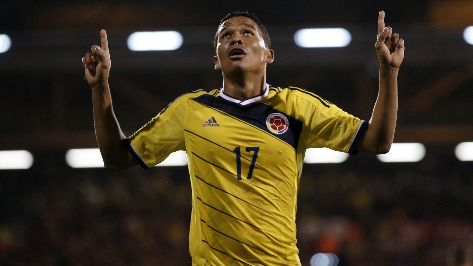 Carlos Bacca - Celebrando su anotación ante Estados Unidos