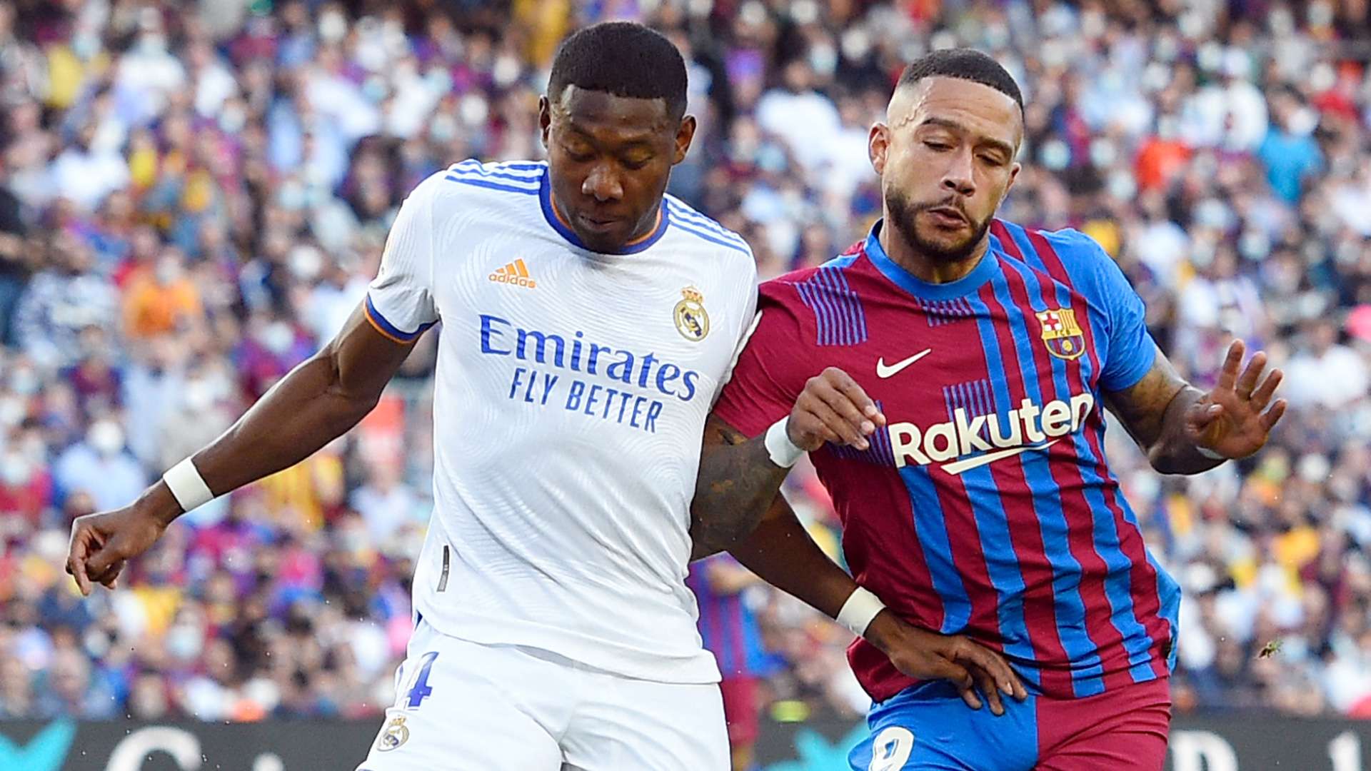 David Alaba Real Madrid Memphis Depay Barcelona 2021/22