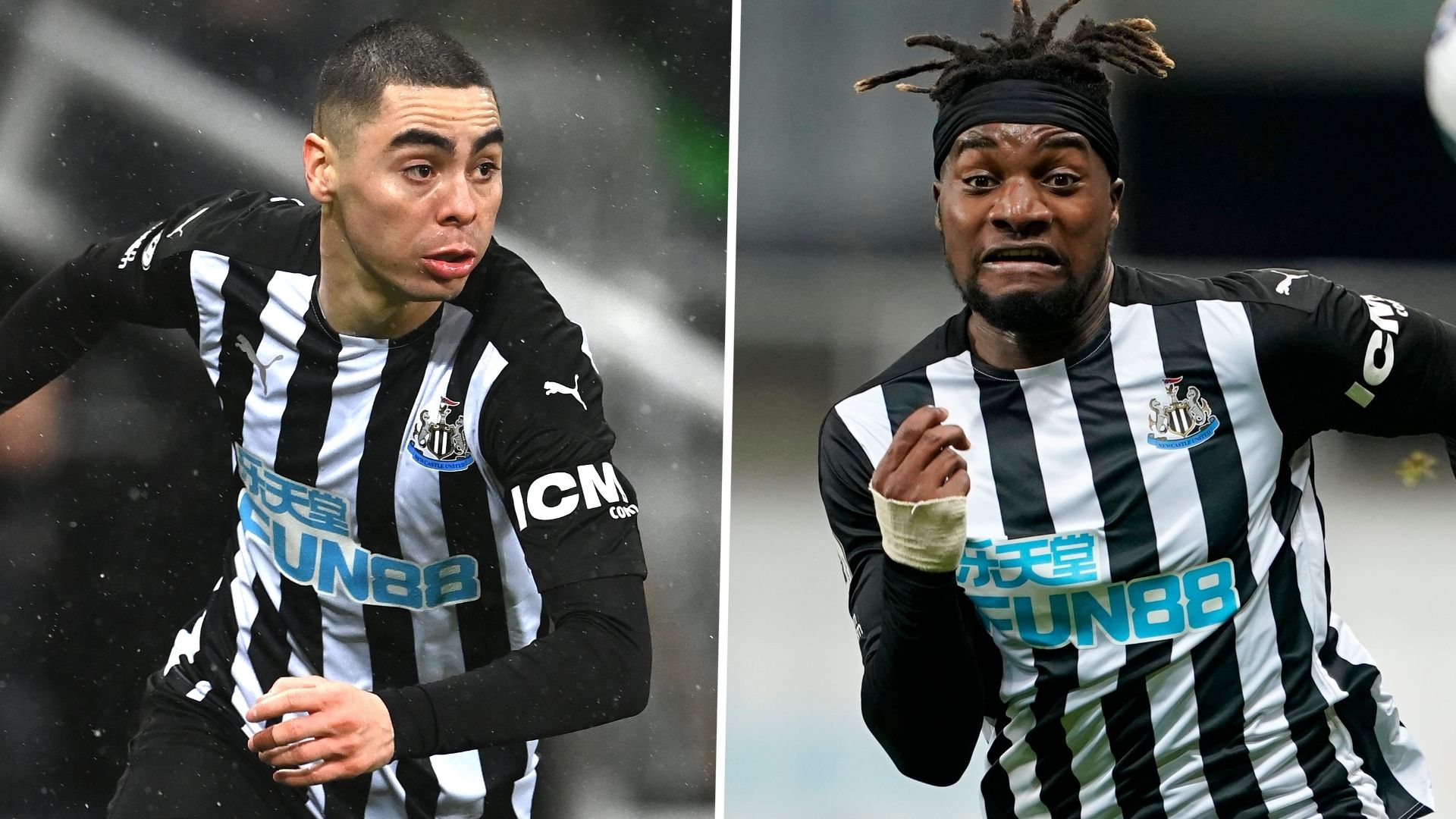 Miguel Almiron Allan Saint-Maximin Newcastle 2020-21