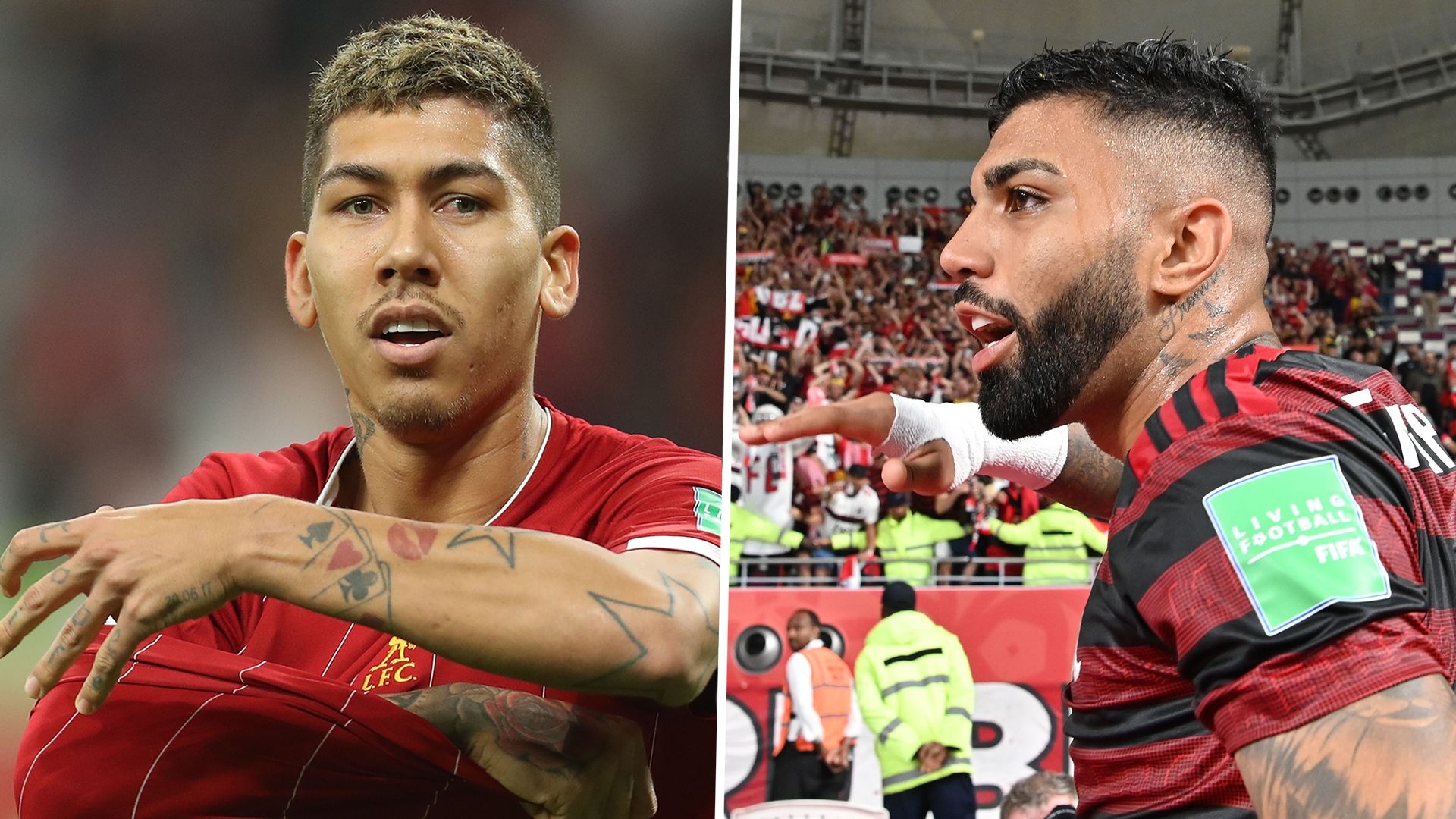 Roberto Firmino Gabigol Liverpool Flamengo