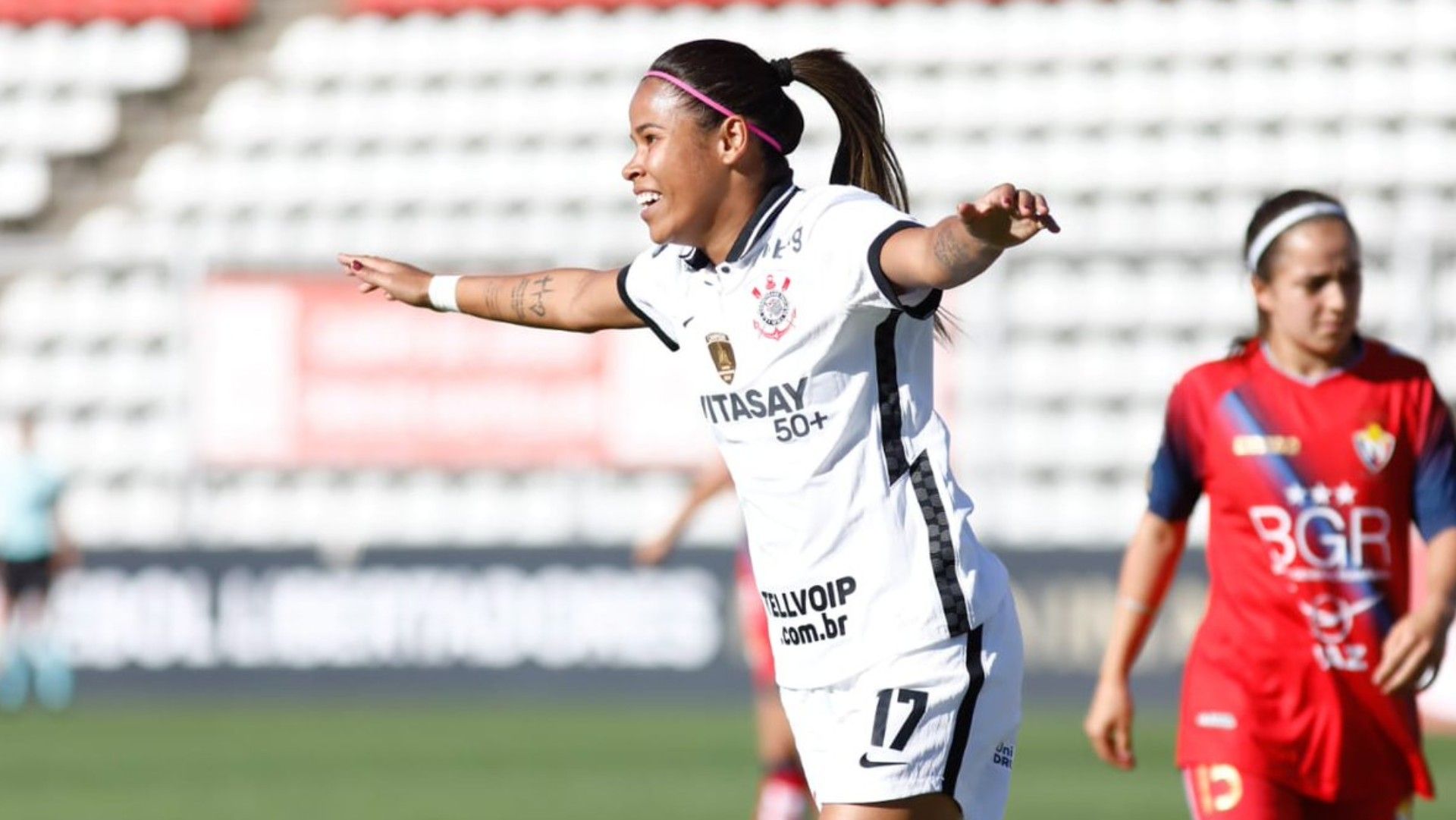 Victória Albuquerque Corinthians El Nacional Libertadores feminina 05032021