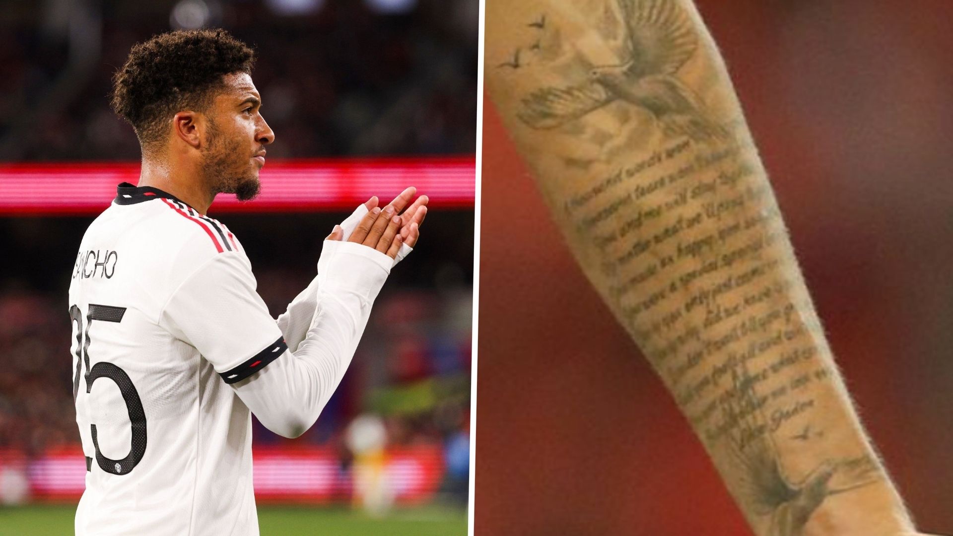 GFX Jadon Sancho tattoo