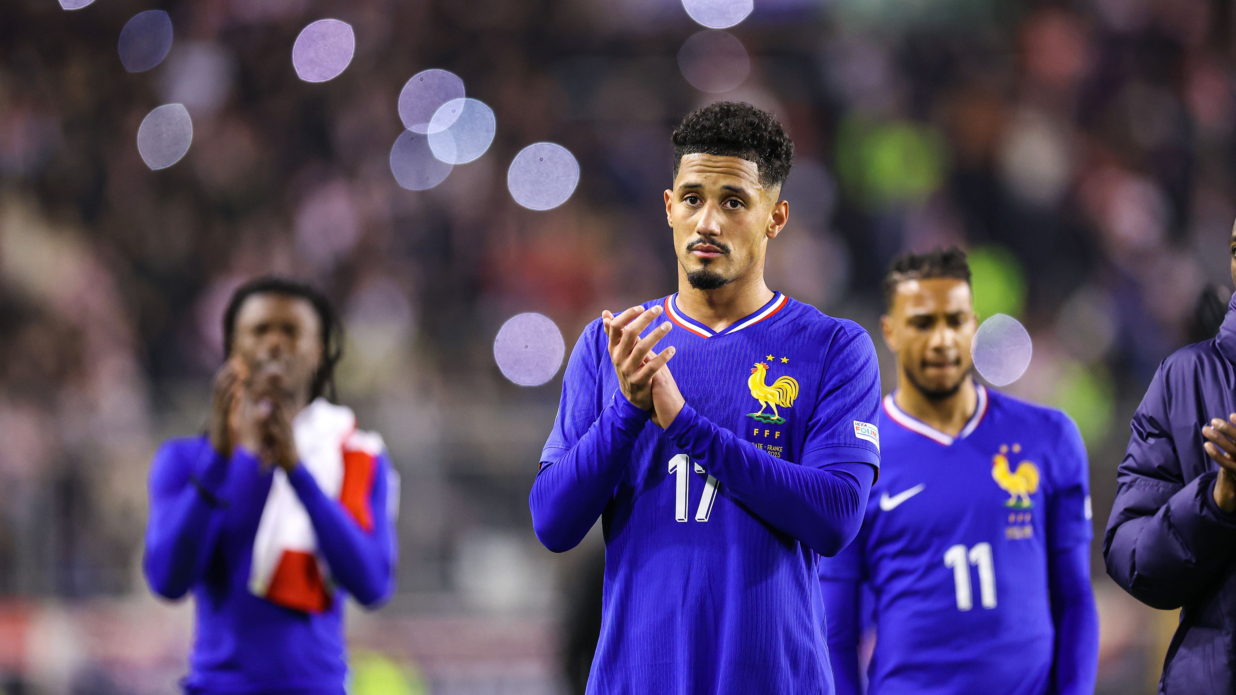 William Saliba Croatia v France - UEFA Nations League Quarterfinal Leg One
