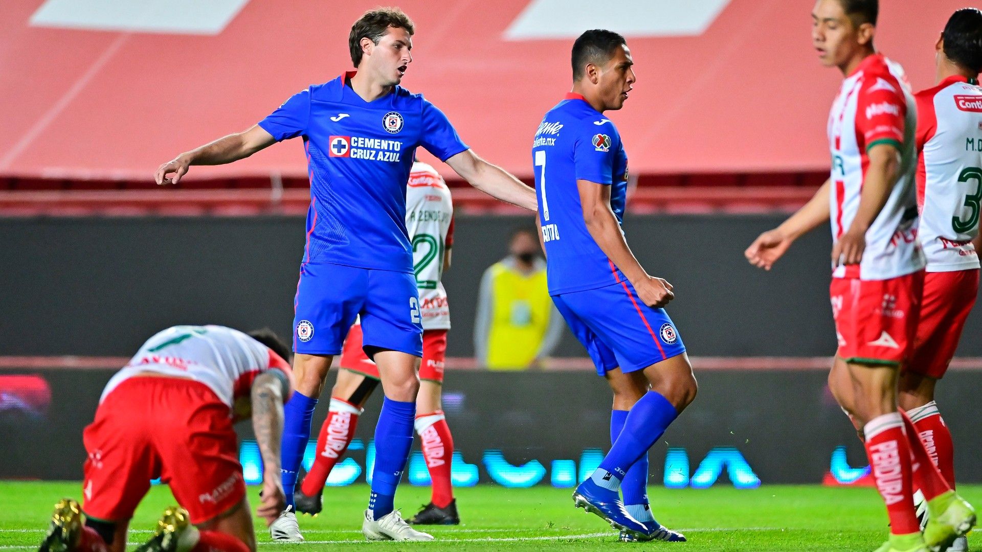 Santiago Giménez Luis Romo Necaxa vs Cruz Azul Guardianes 2021