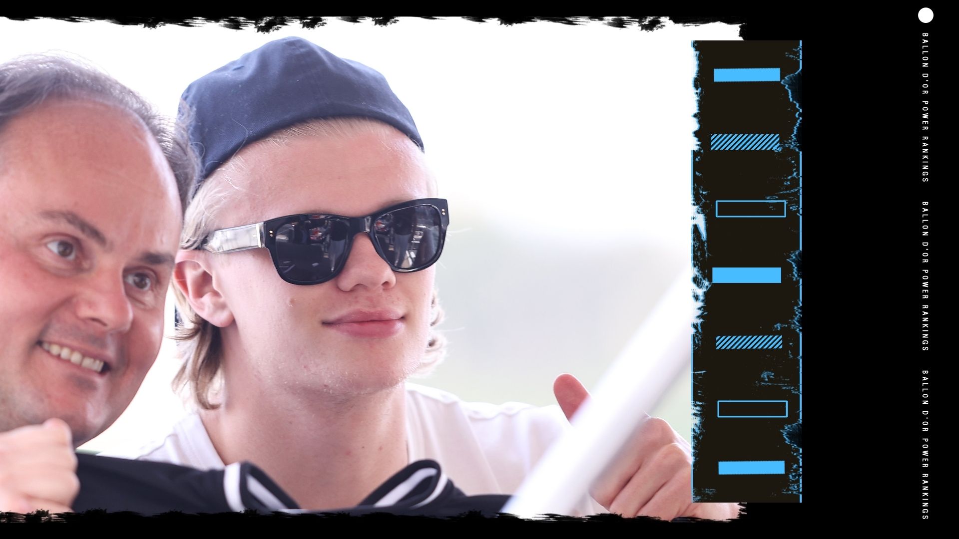 Erling Haaland Ballon d'Or Rankings GFX