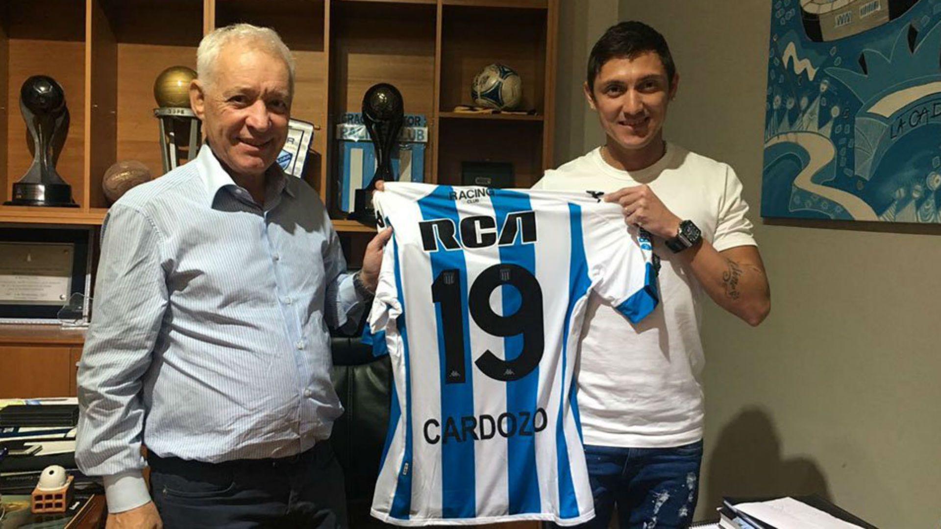 Neri Cardozo Victor Blanco Racing Club