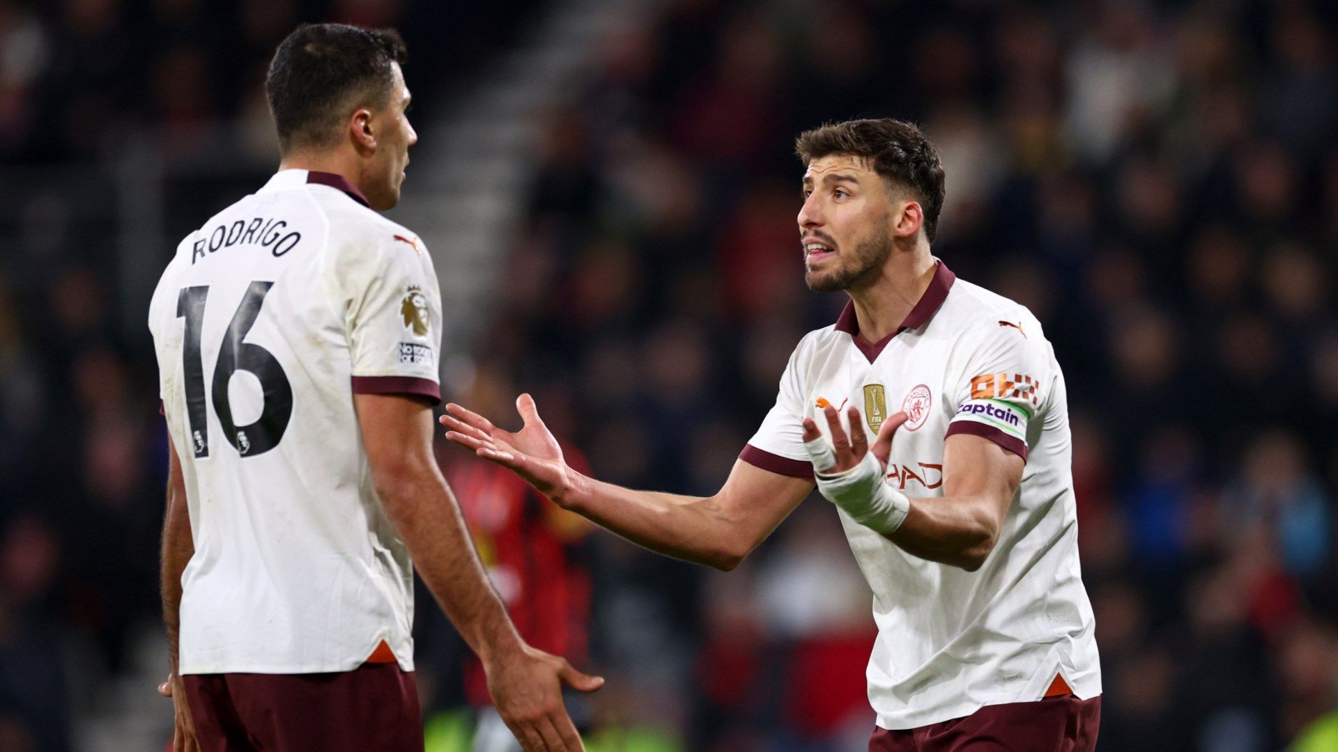 Ruben Dias Rodri Man City Bournemouth