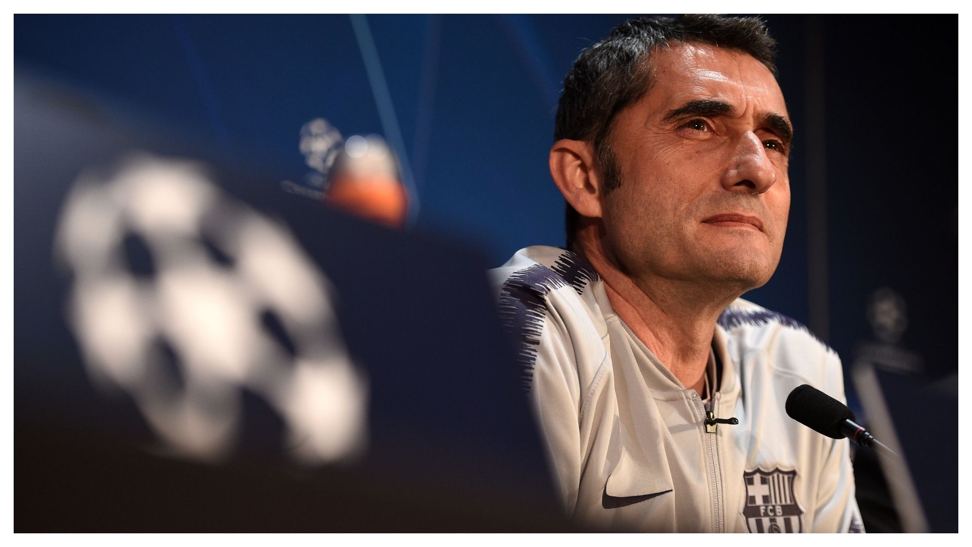 Ernesto Valverde Manchester United Barcelona Champions League