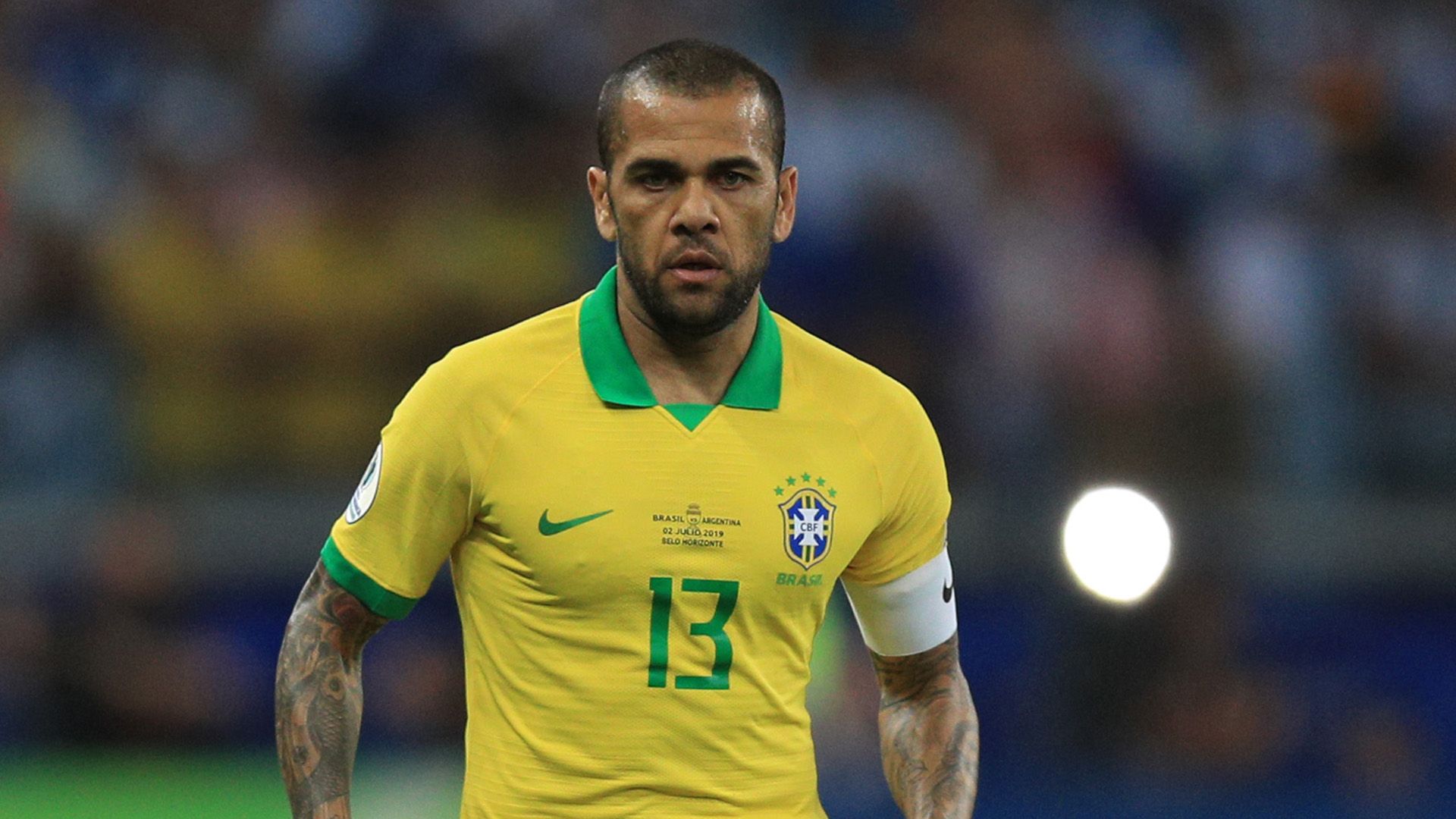 Dani Alves Brasil Argentina Copa América 02072019