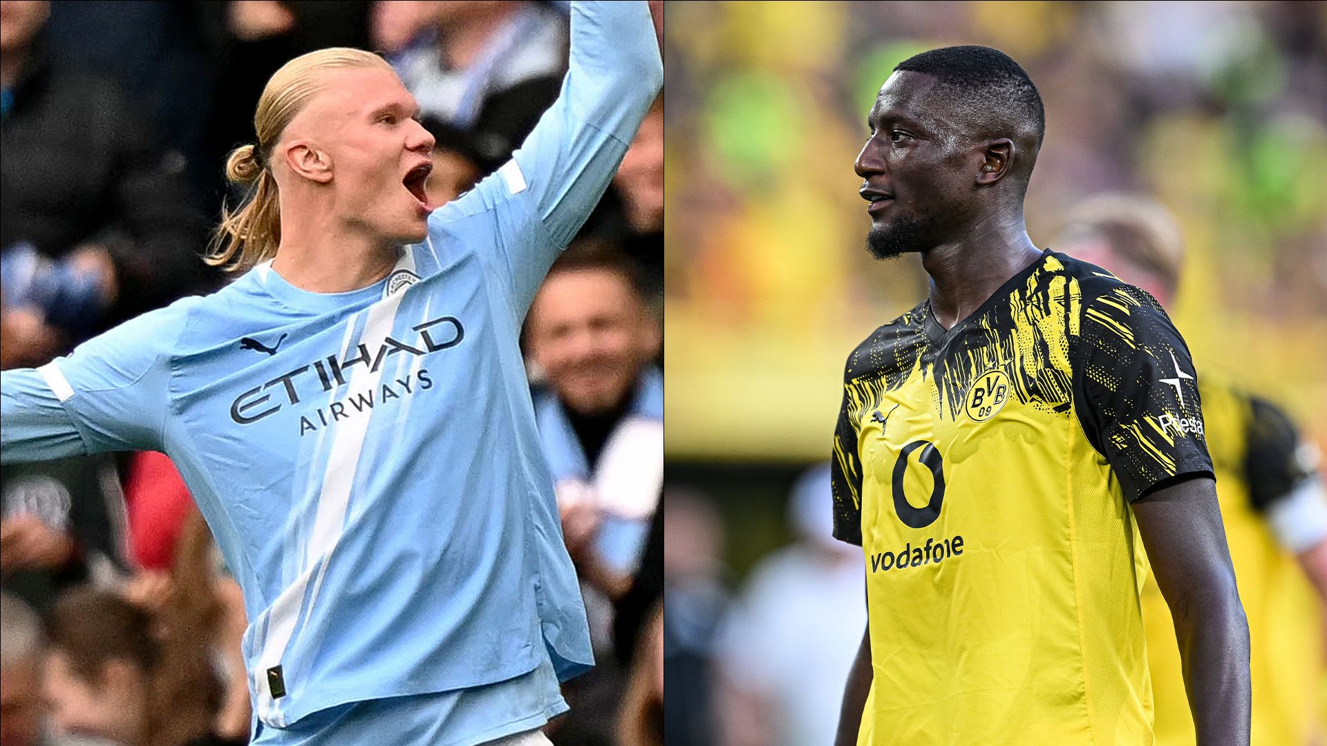 Erling Haaland Man City Serhou Guirassy Dortmund