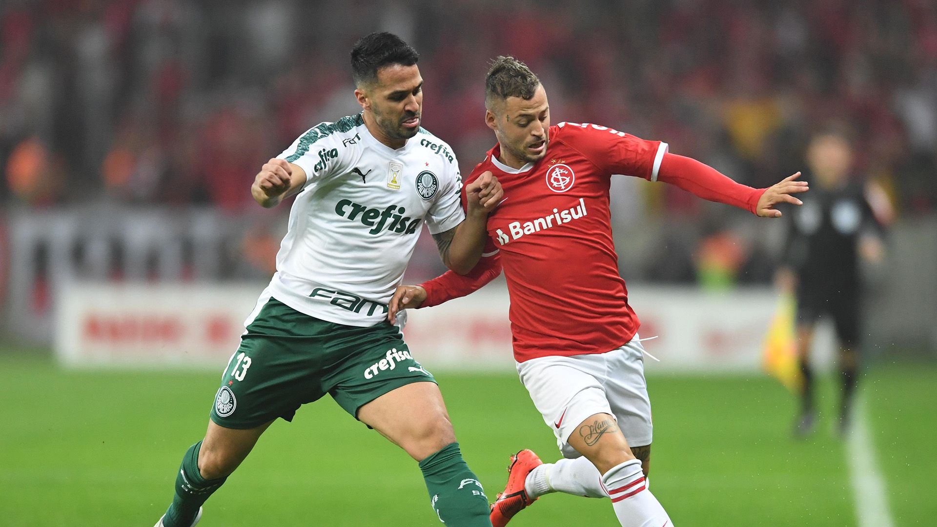 Nico López Luan Garcia Internacional Palmeiras Copa do Brasil 17072019