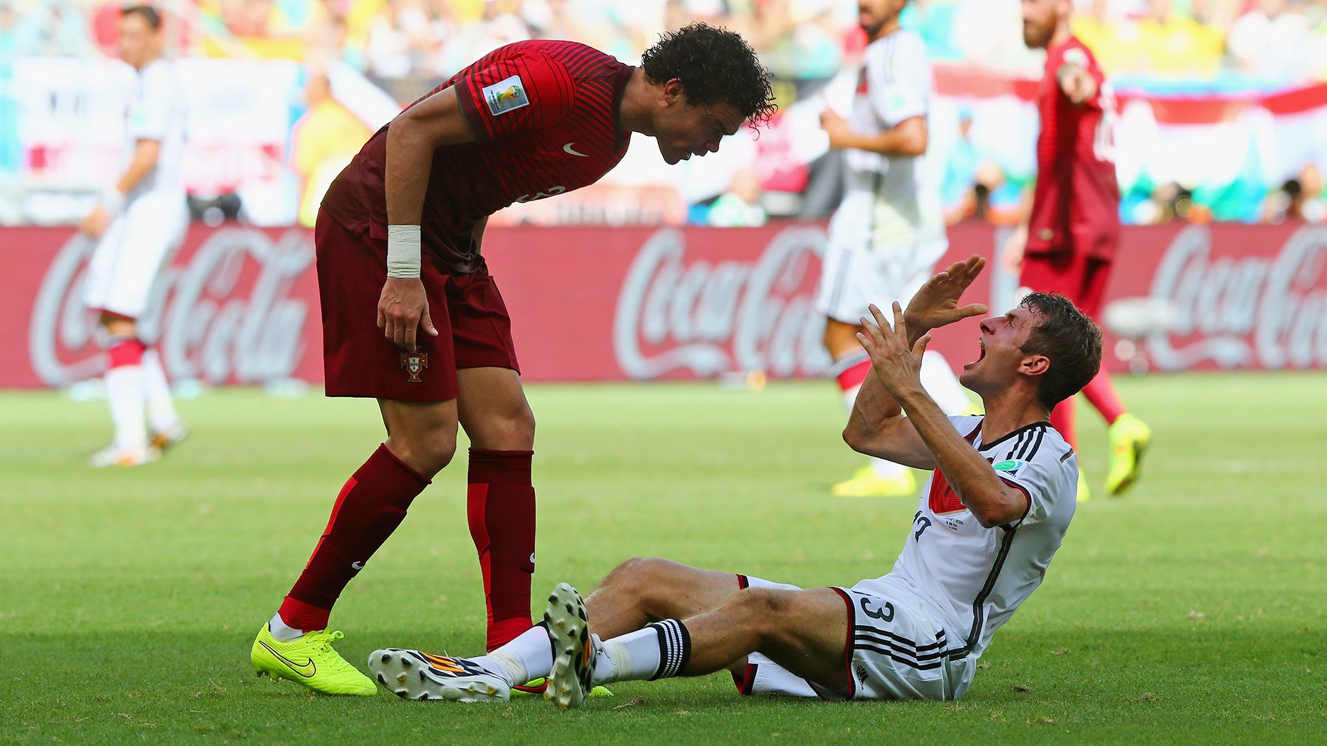 Pepe Thomas Muller Portugal Germany 2014 World Cup