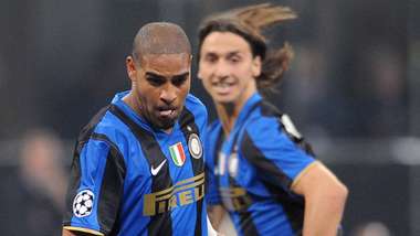 Zlatan Ibrahimovic Adriano Inter Milan 2008