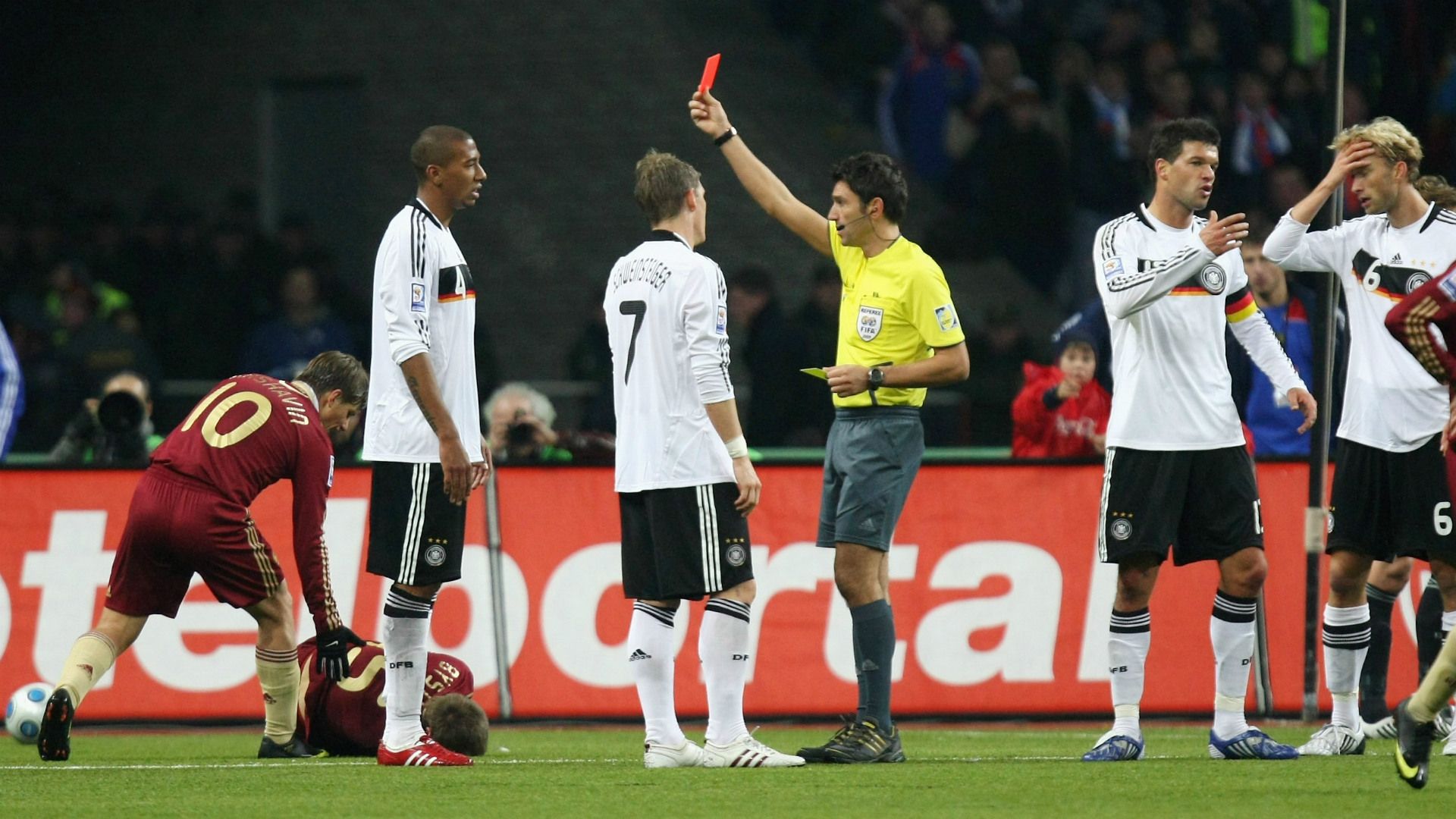 Jerome Boateng Germany Russia Debut 2009